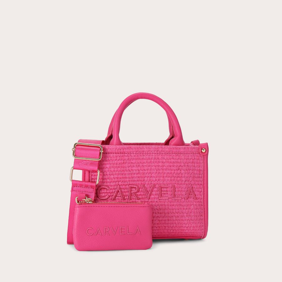 SORRENTO MICRO TOTE Fuchsia Tote Bag by CARVELA