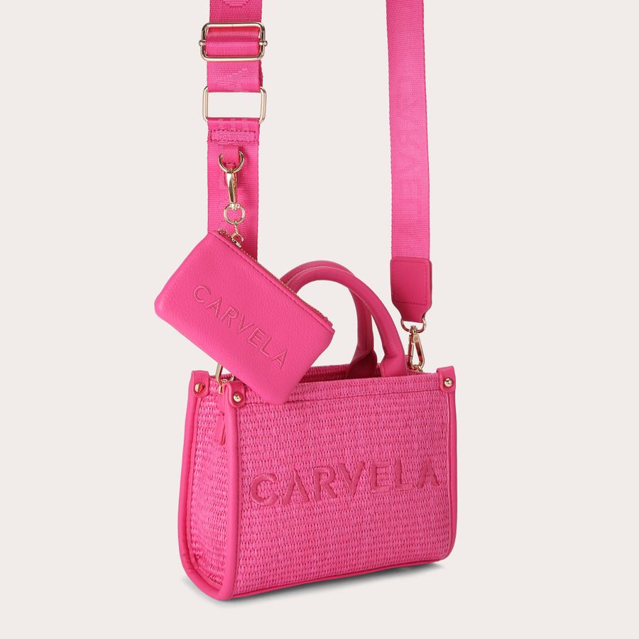 SORRENTO MICRO TOTE Fuchsia Tote Bag by CARVELA