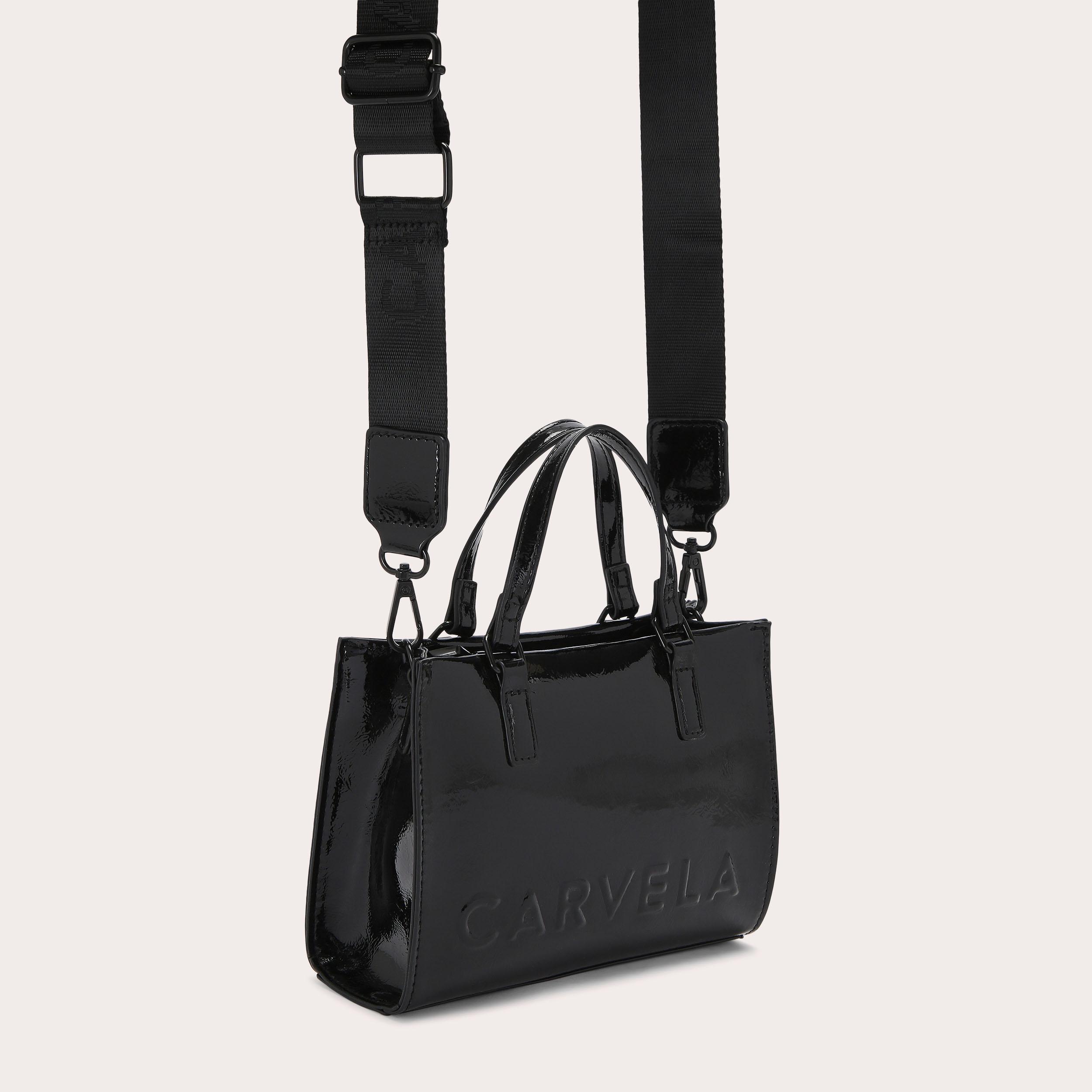 Carvela black mini tote bag hotsell