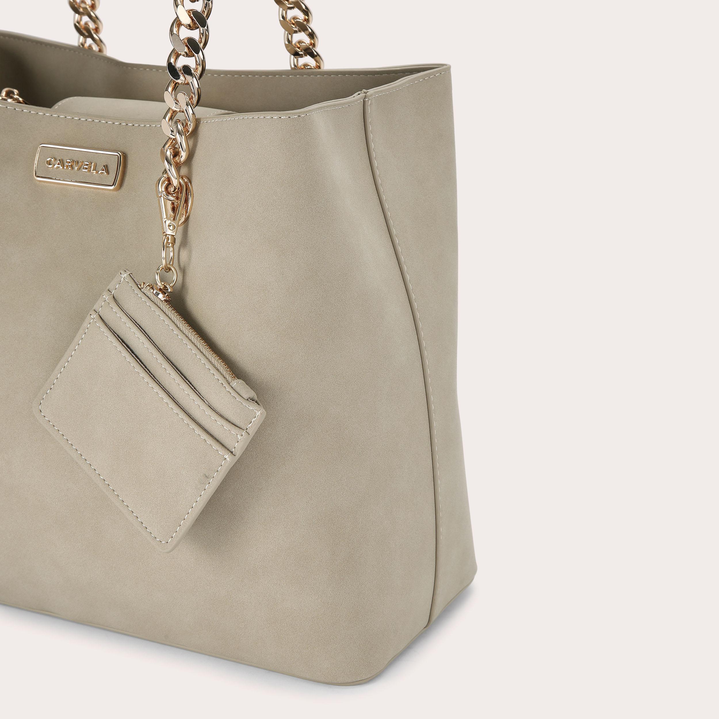 Carvela tote bag with chain handle best sale