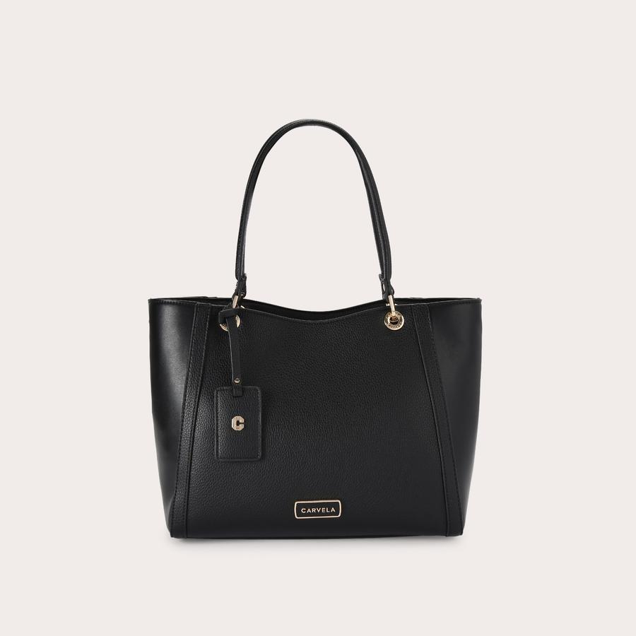 トートバッグ SOMEWHERE BUTTER. lottie bag black BT23WBG002BLKF SOMEWHERE BUTTER* [サムウェアバター] lottie big bag - black