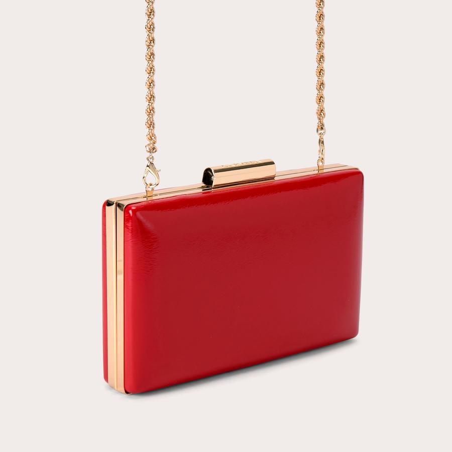 AINTREE CLUTCH Red Clutch Bag by CARVELA