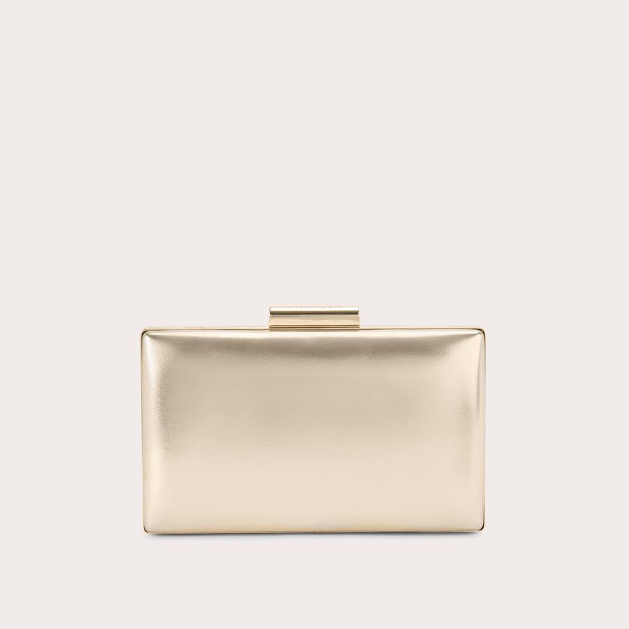 AINTREE CLUTCH Gold Clutch Bag by CARVELA