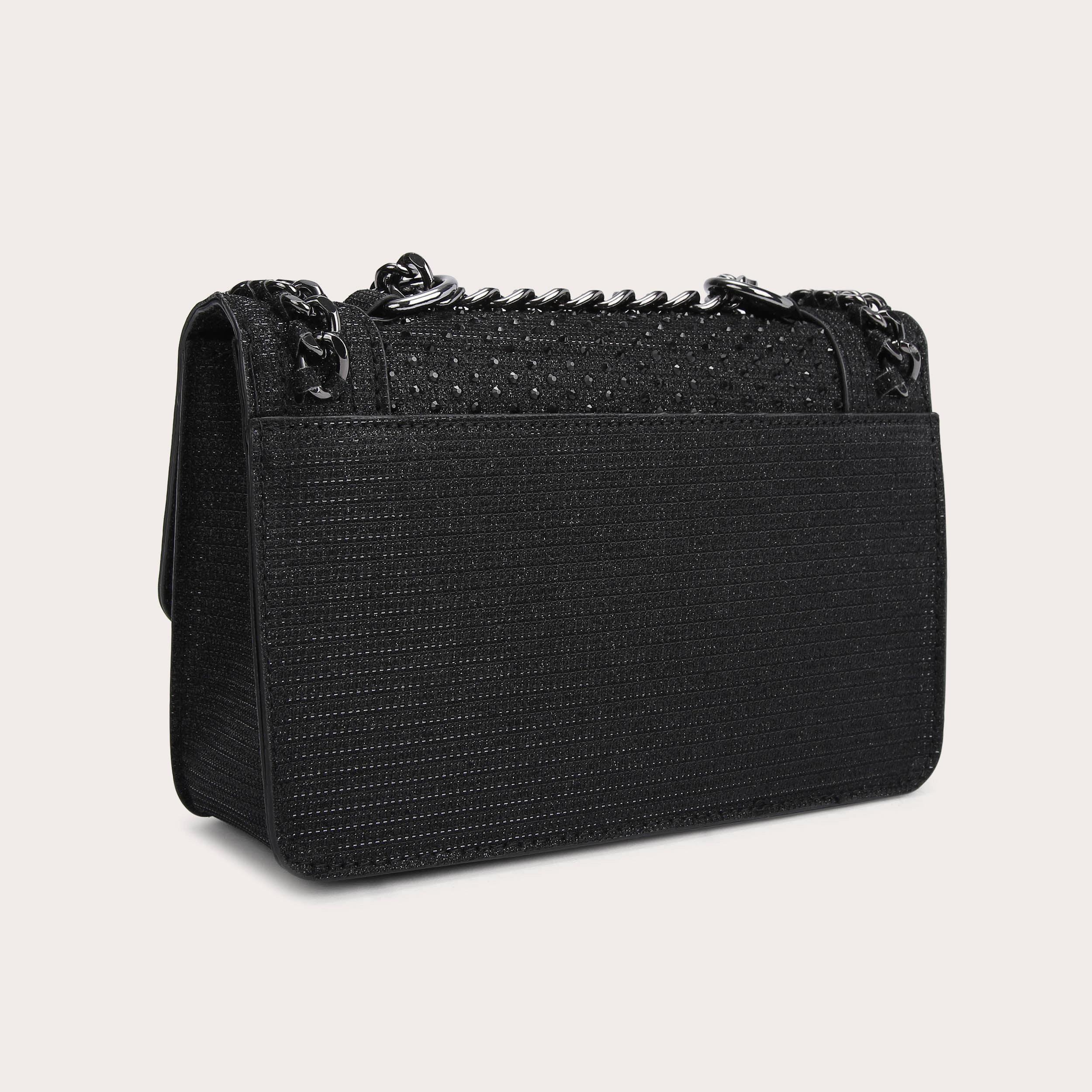 Carvela black best sale quilted bag