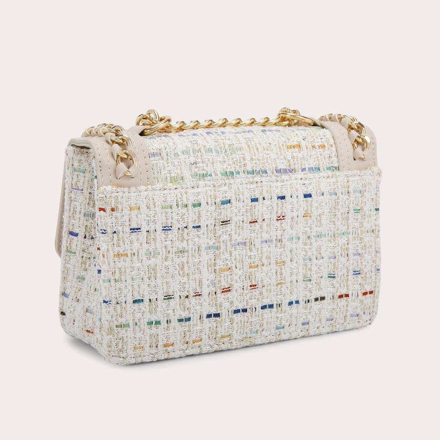 MINI BAILEY X BODY Cream Tweed Cross Body Bag by CARVELA