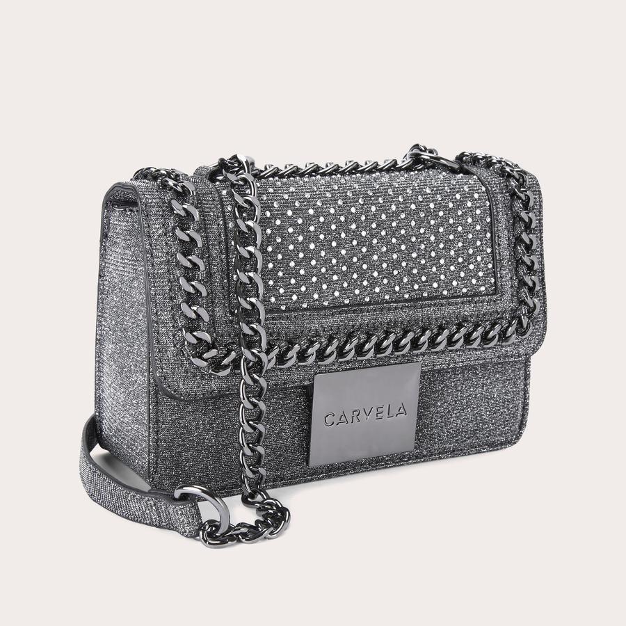 Carvela black studded bag hotsell