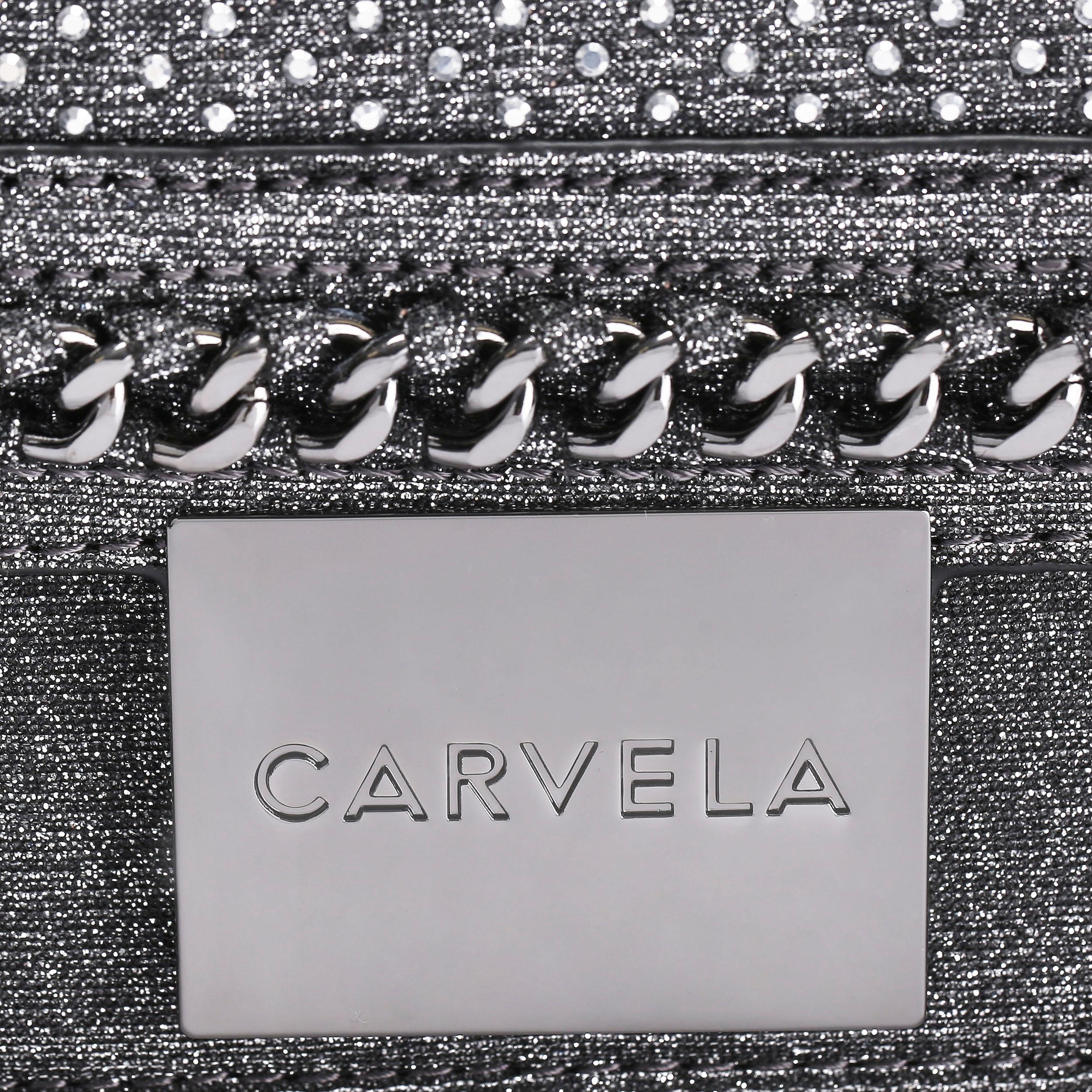 Carvela grey cheap clutch bag