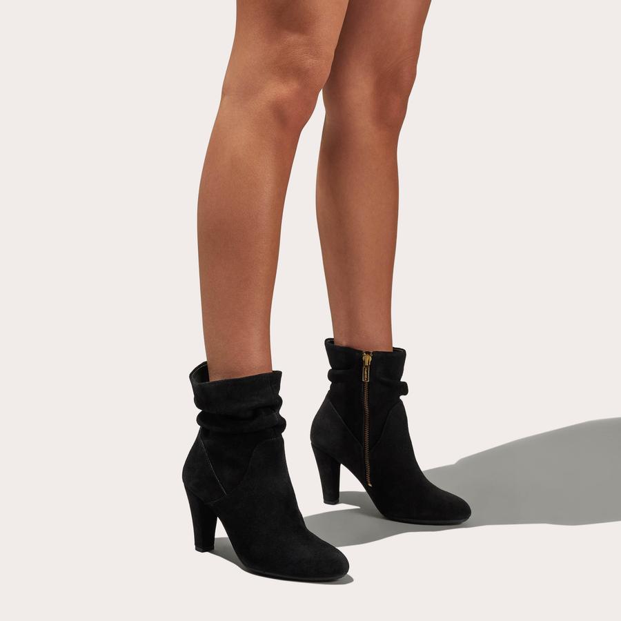 RITA Black Suede Ankle Boots by CARVELA COMFORT