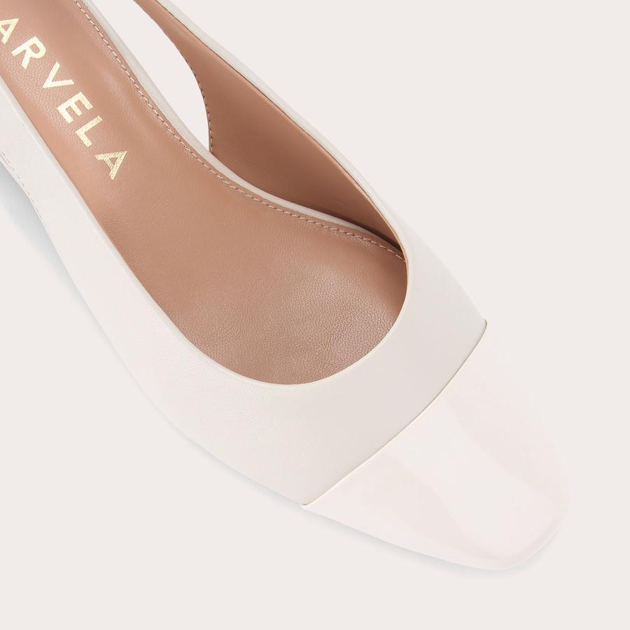 AMELIA Bone Slingback Shoes by CARVELA