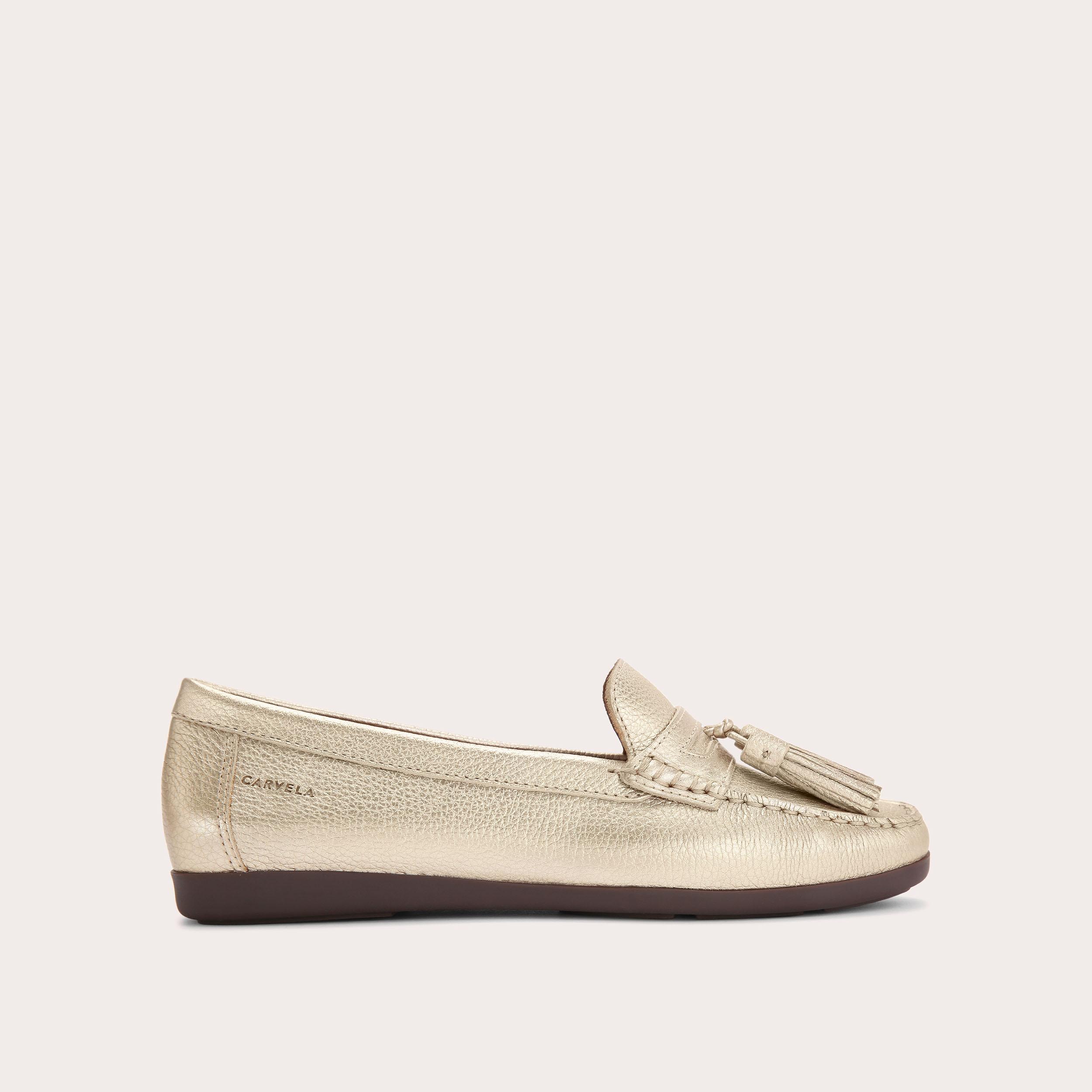 carvela gold shoes