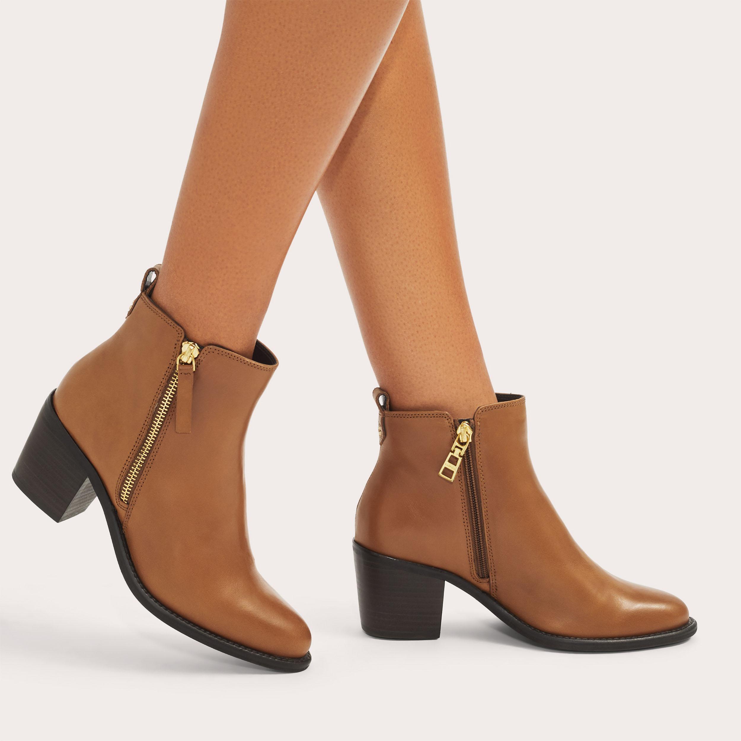 Carvela petra boots outlet tan