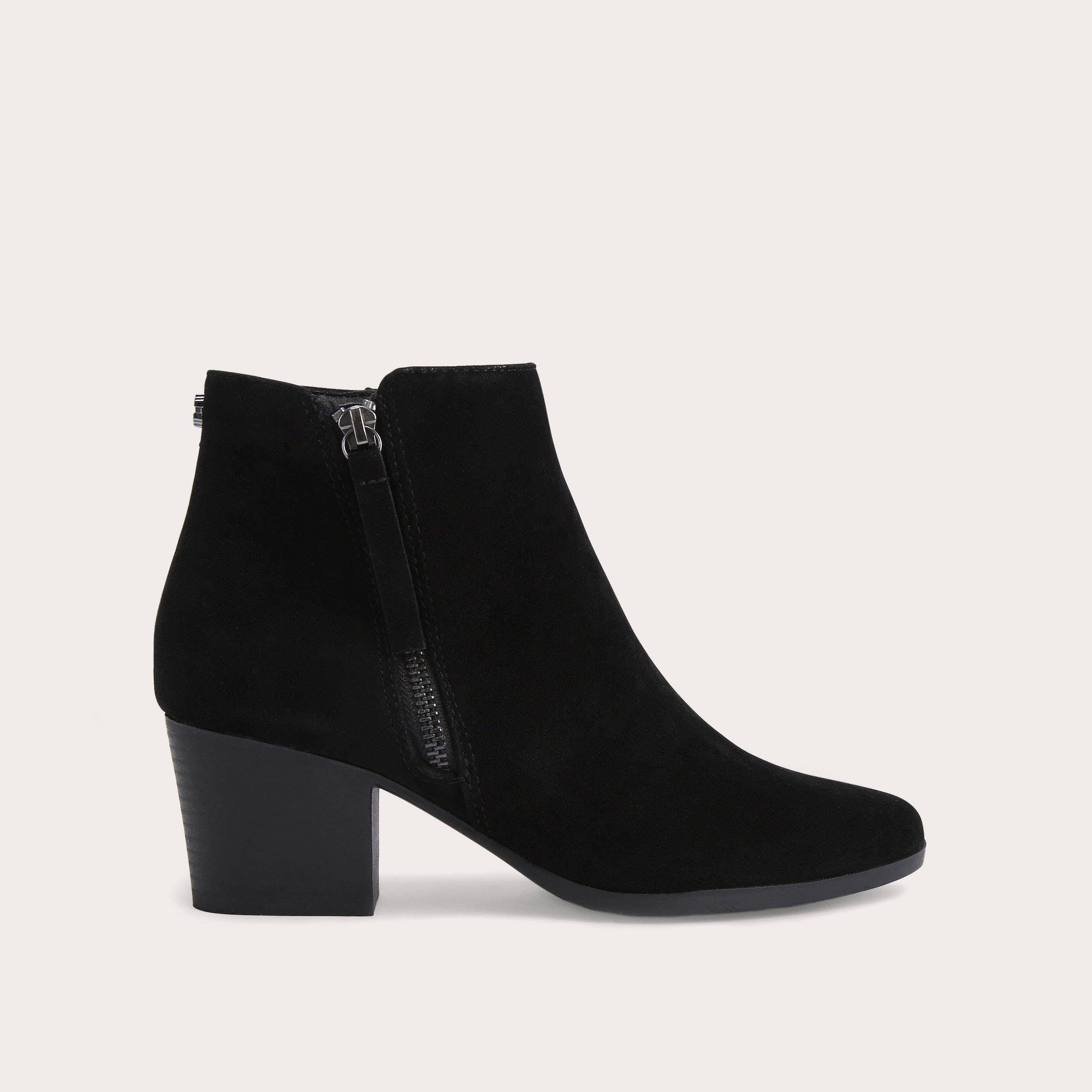 TESSA Black Block Heel Ankle Boots by CARVELA COMFORT