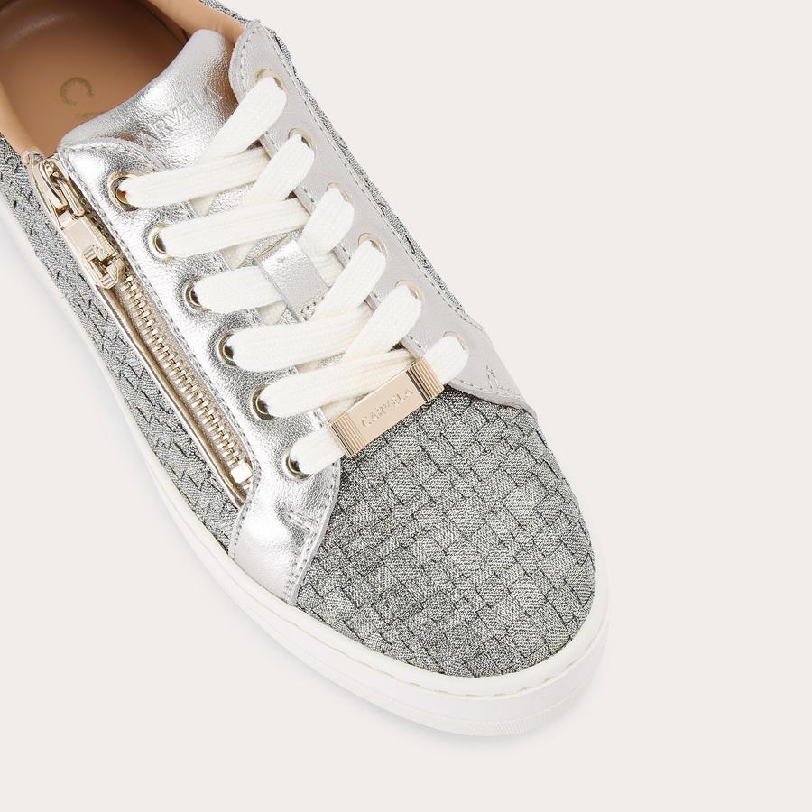 Carvela trainers gold clearance