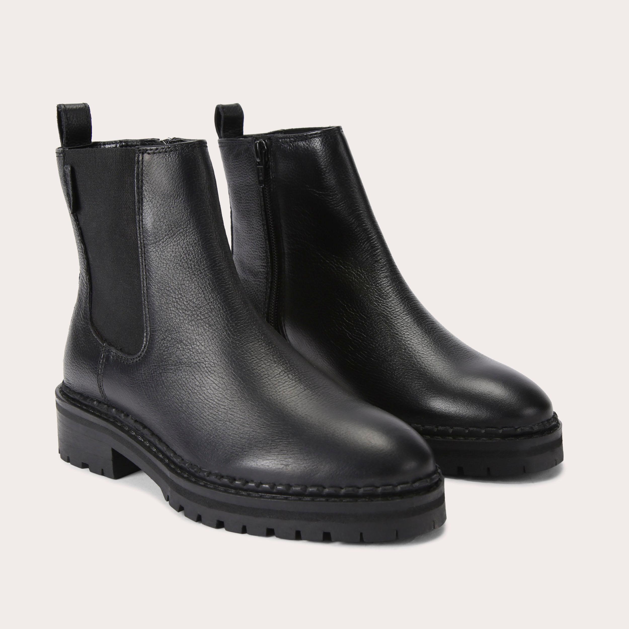 COMPANION Textured Leather Ankle Boot by CARVELA