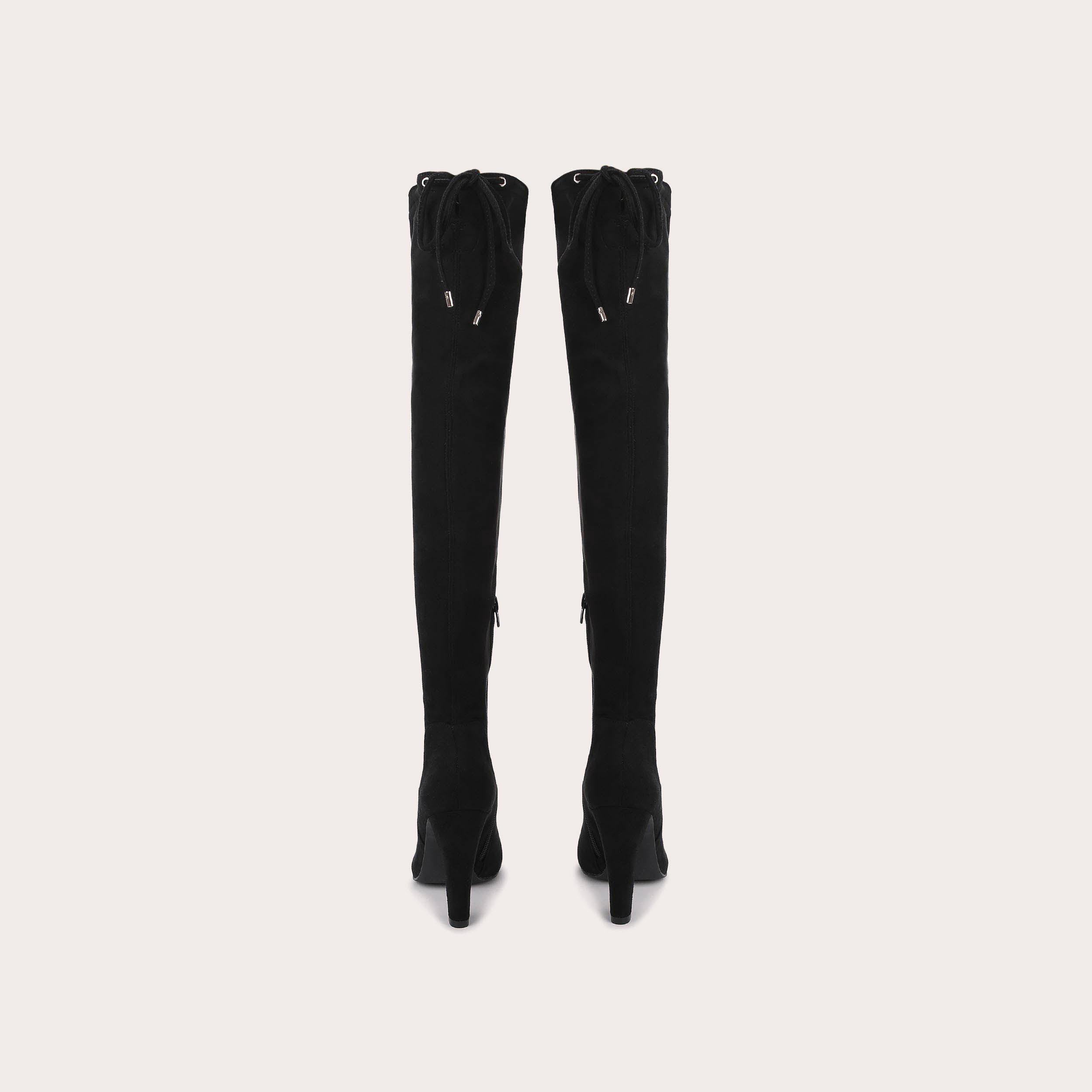 PAMMY Black High Heel Over The Knee Boots by CARVELA