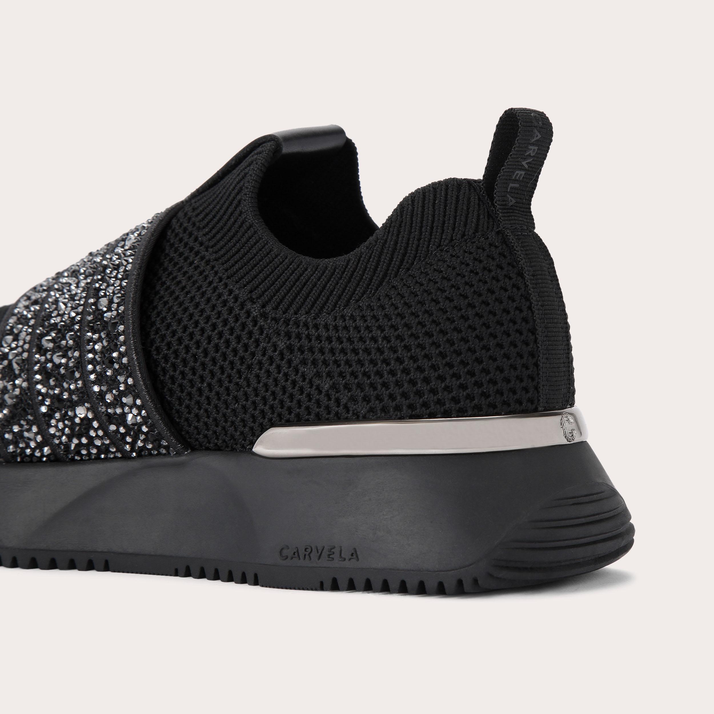 carvela trainers glitter