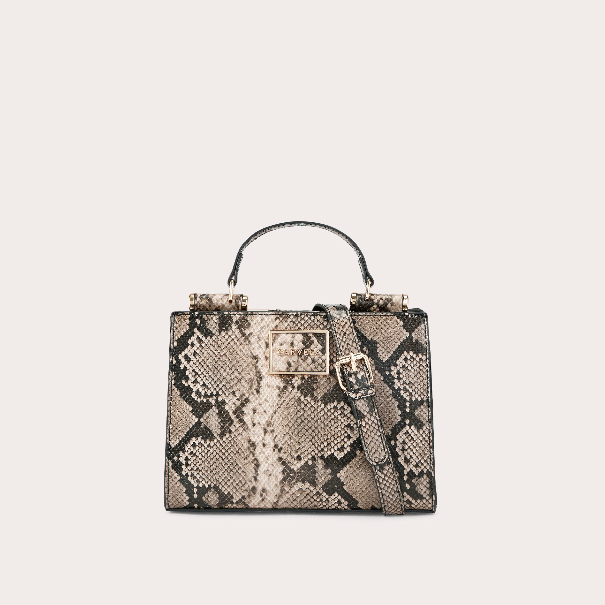 JESSICA MINI TOTE 2 Snake Print Mini Tote Bag by CARVELA