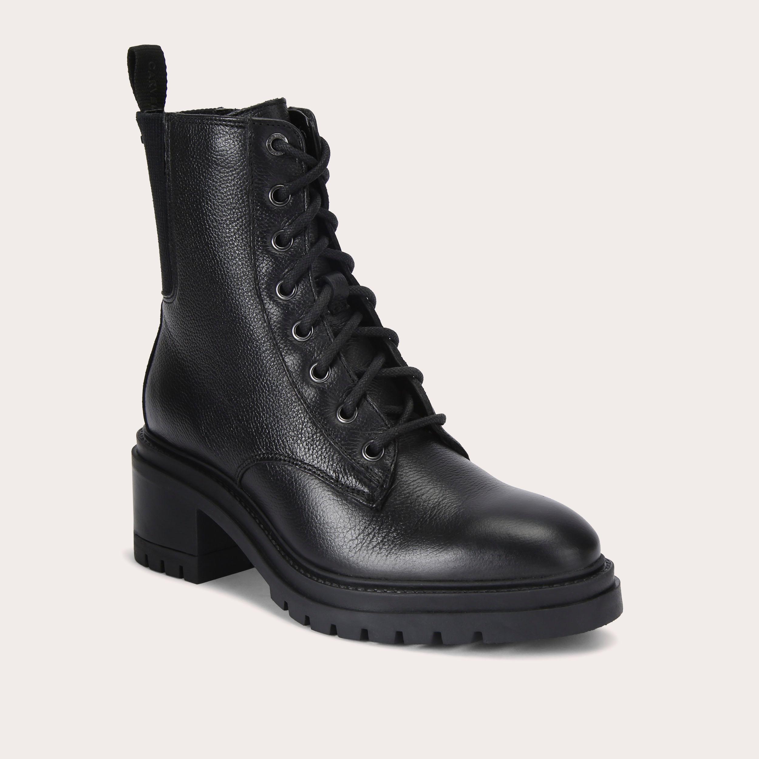 Carvela black lace up boots online