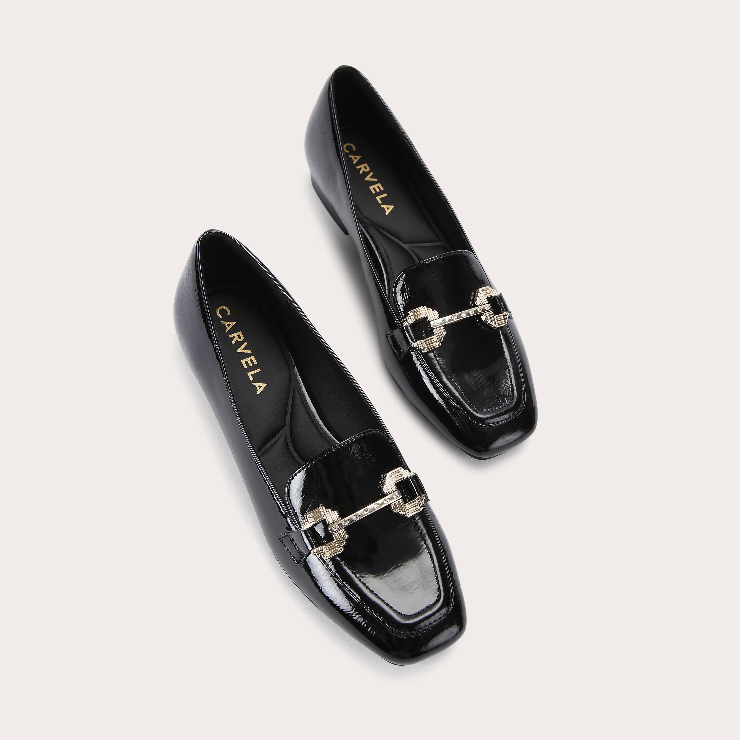 Fashion carvela black loafers