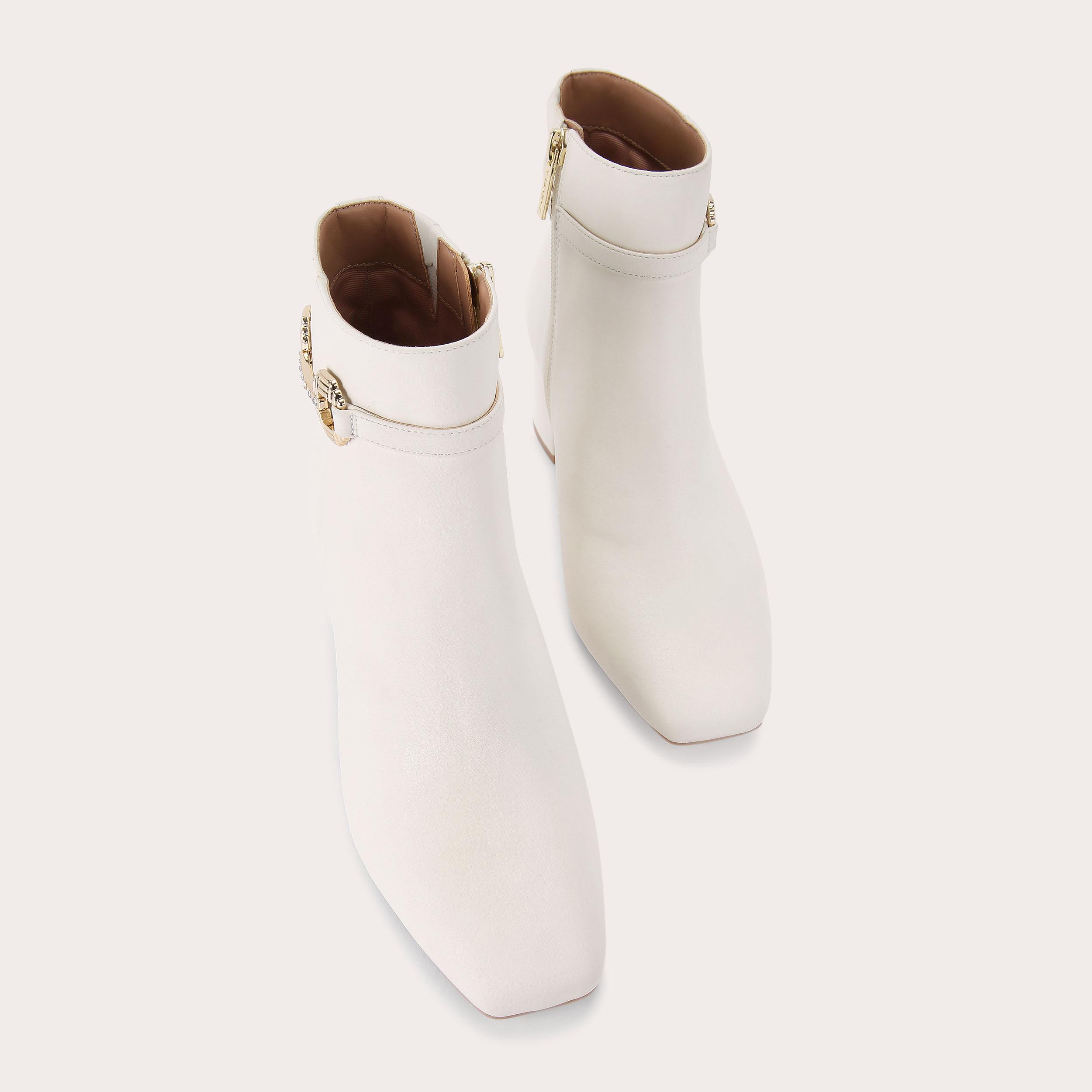 Carvela white ankle boots hotsell