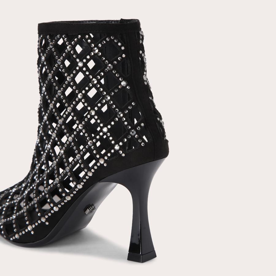BLAZE ANKLE Black Cut Out Ankle Boot by CARVELA
