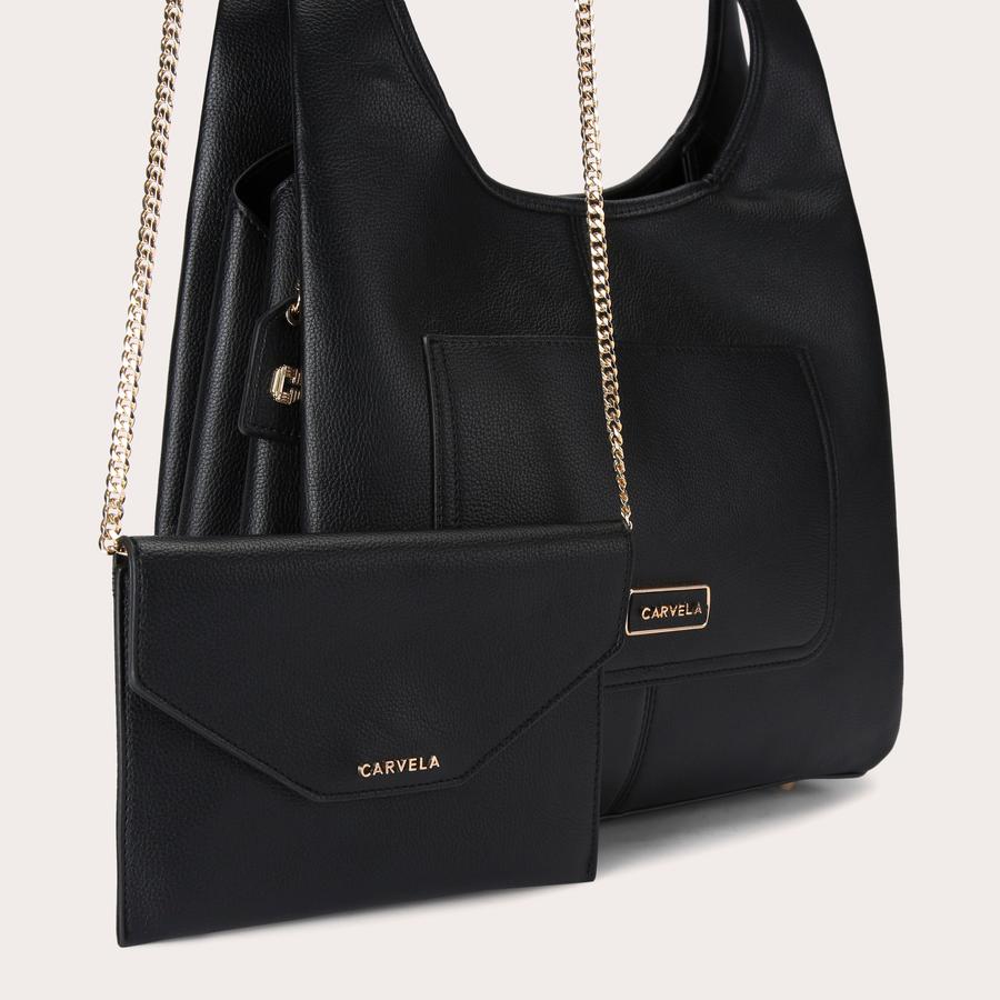 Carvela black shoulder bag online