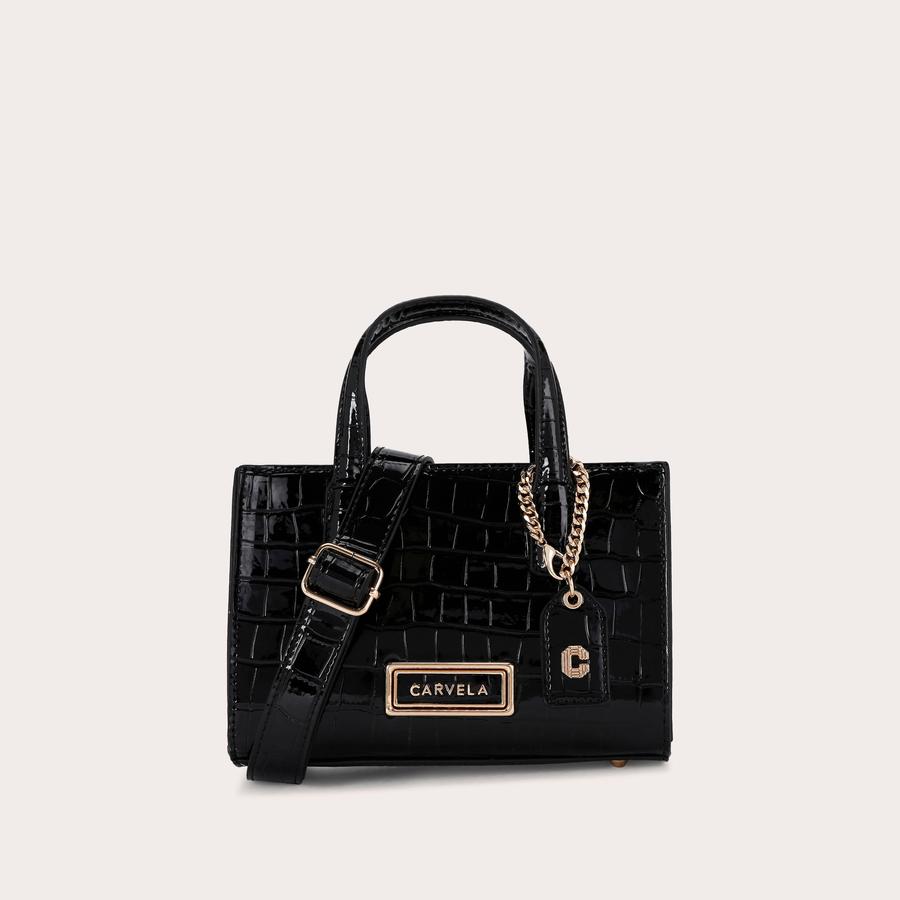 Carvela cross body bag black deals