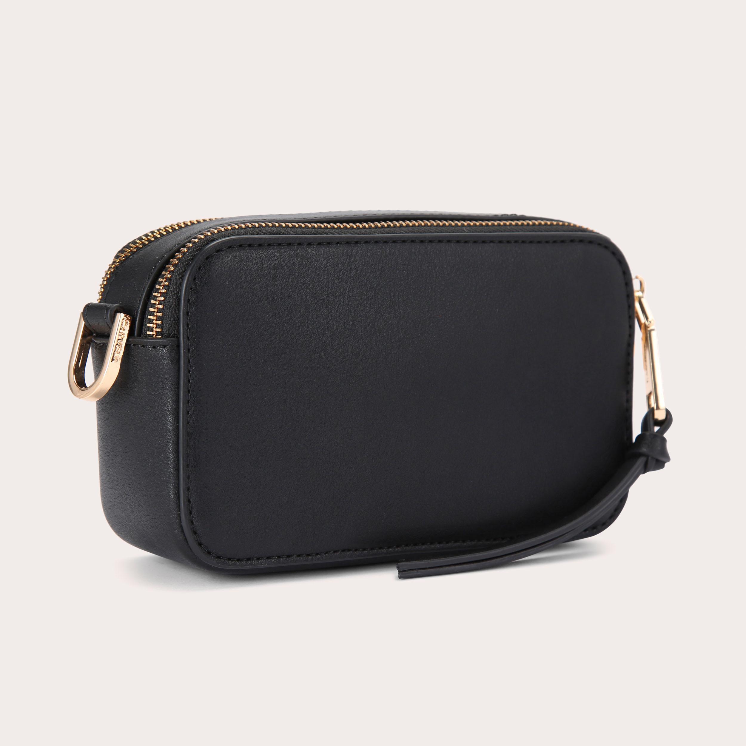 MINI ROMA CIRCLE Black Camera Bag by CARVELA