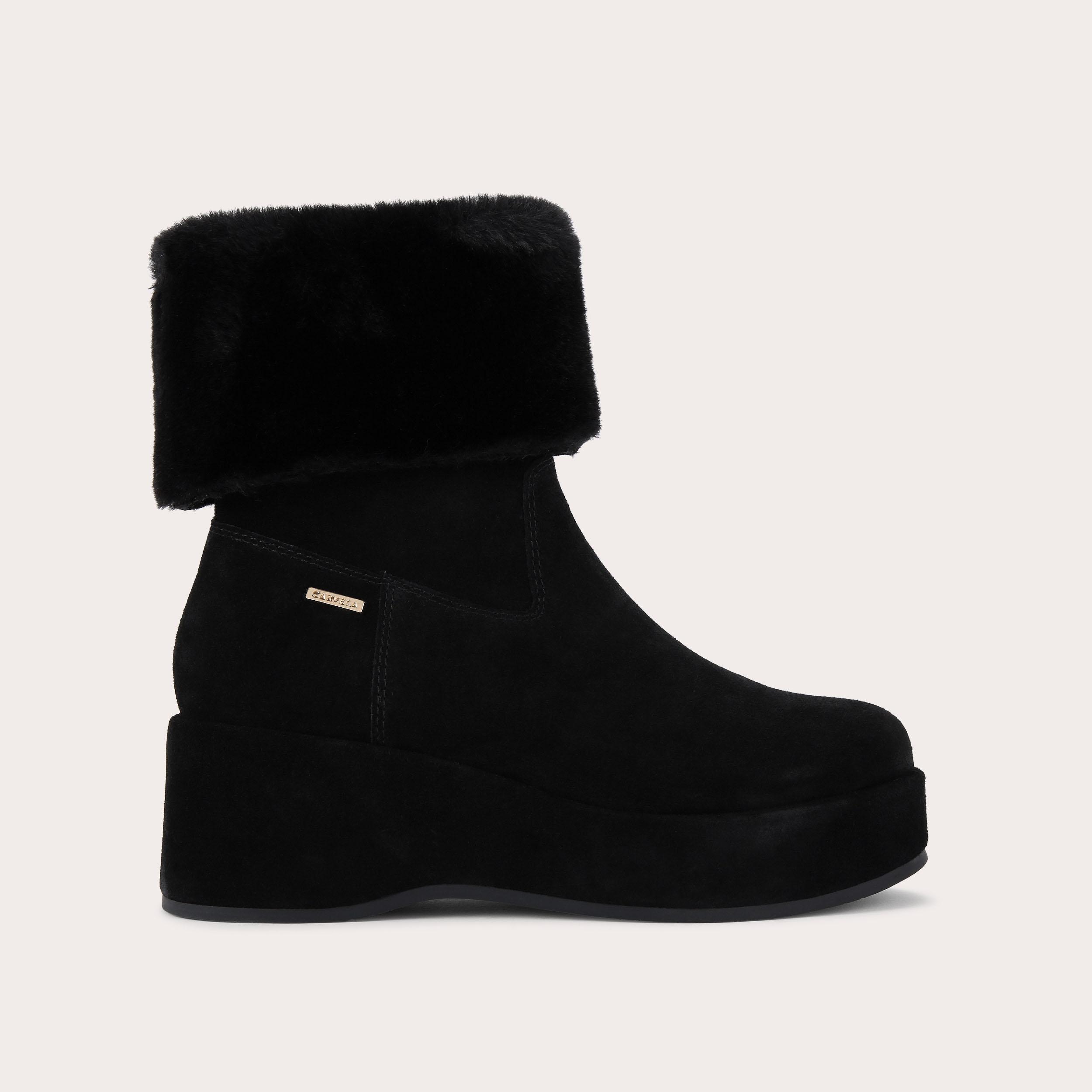 carvela fur boots