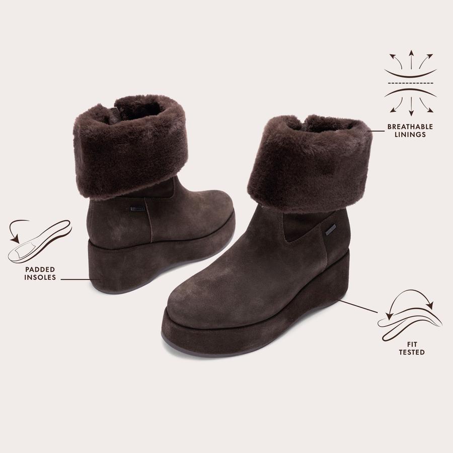 Carvela brown boots best sale