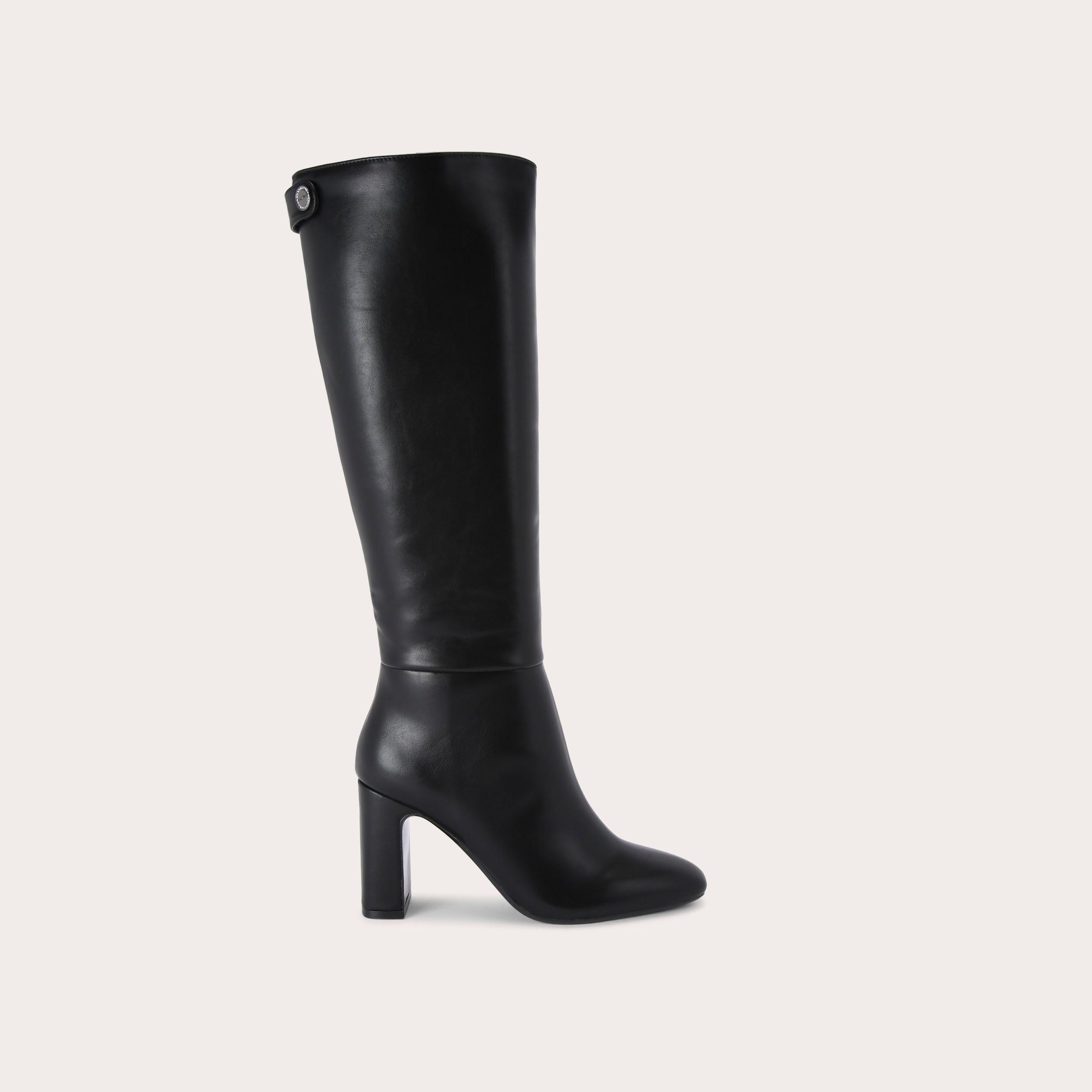 Carvela black knee high boots hotsell