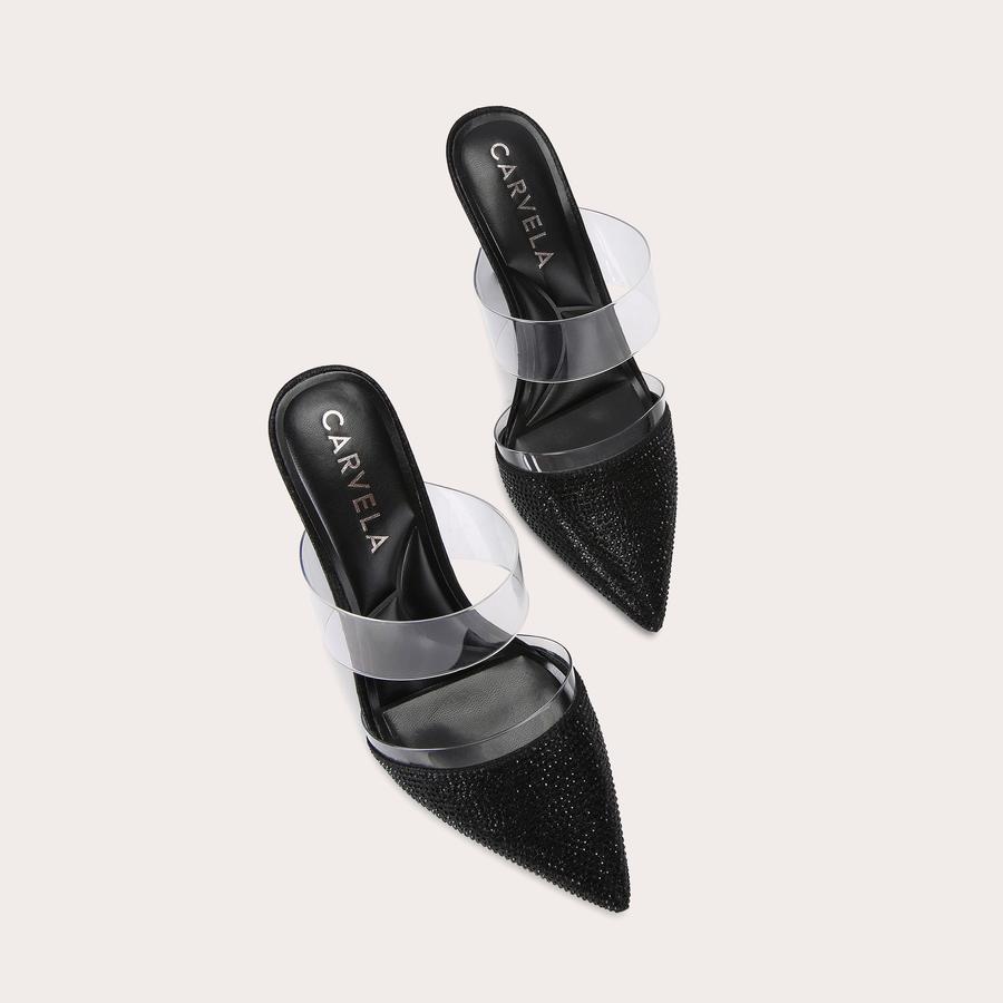 PASSION VINYL Perspex Mule Heel by CARVELA