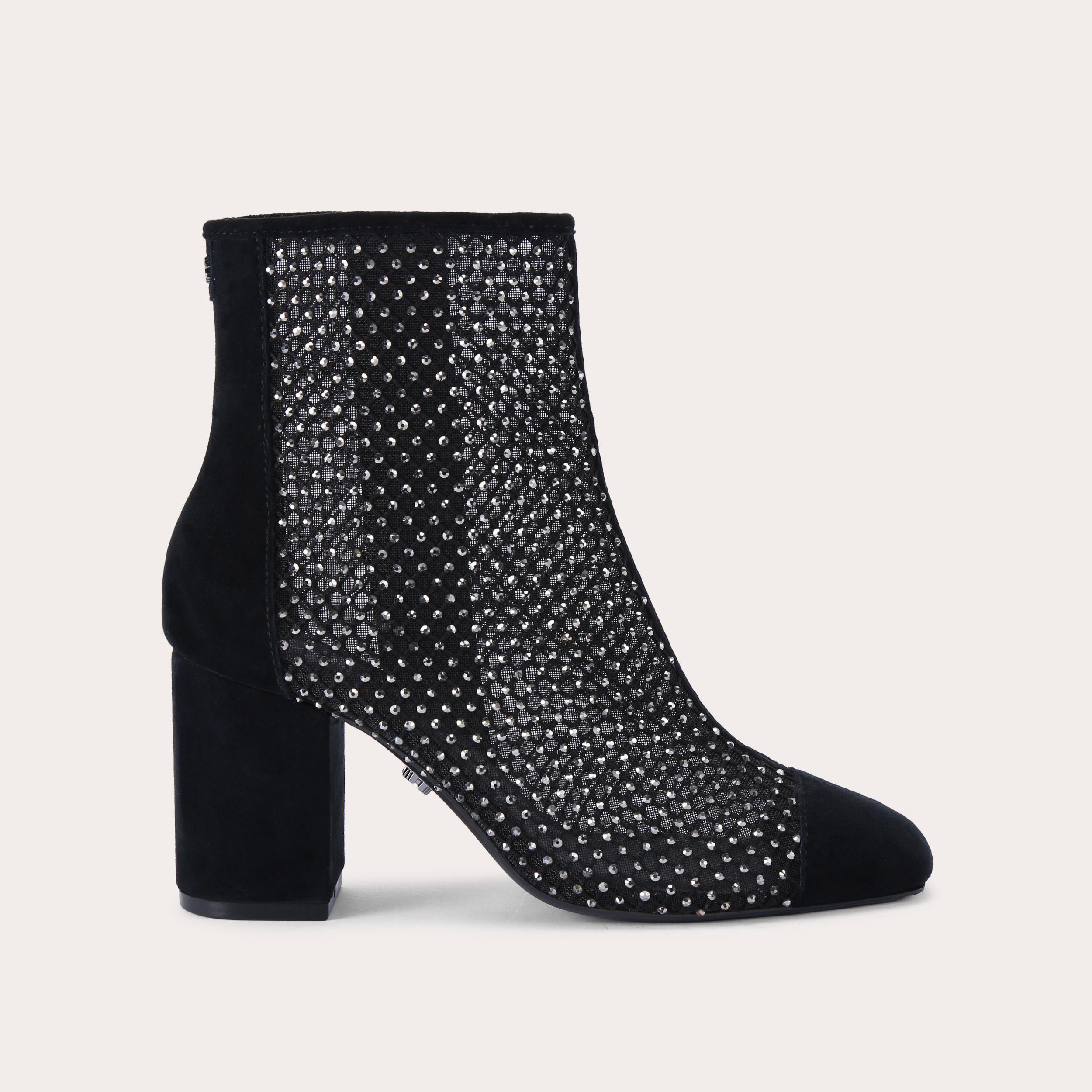 HOTSOX ANKLE BLOCK Crystal Ankle Boot by CARVELA