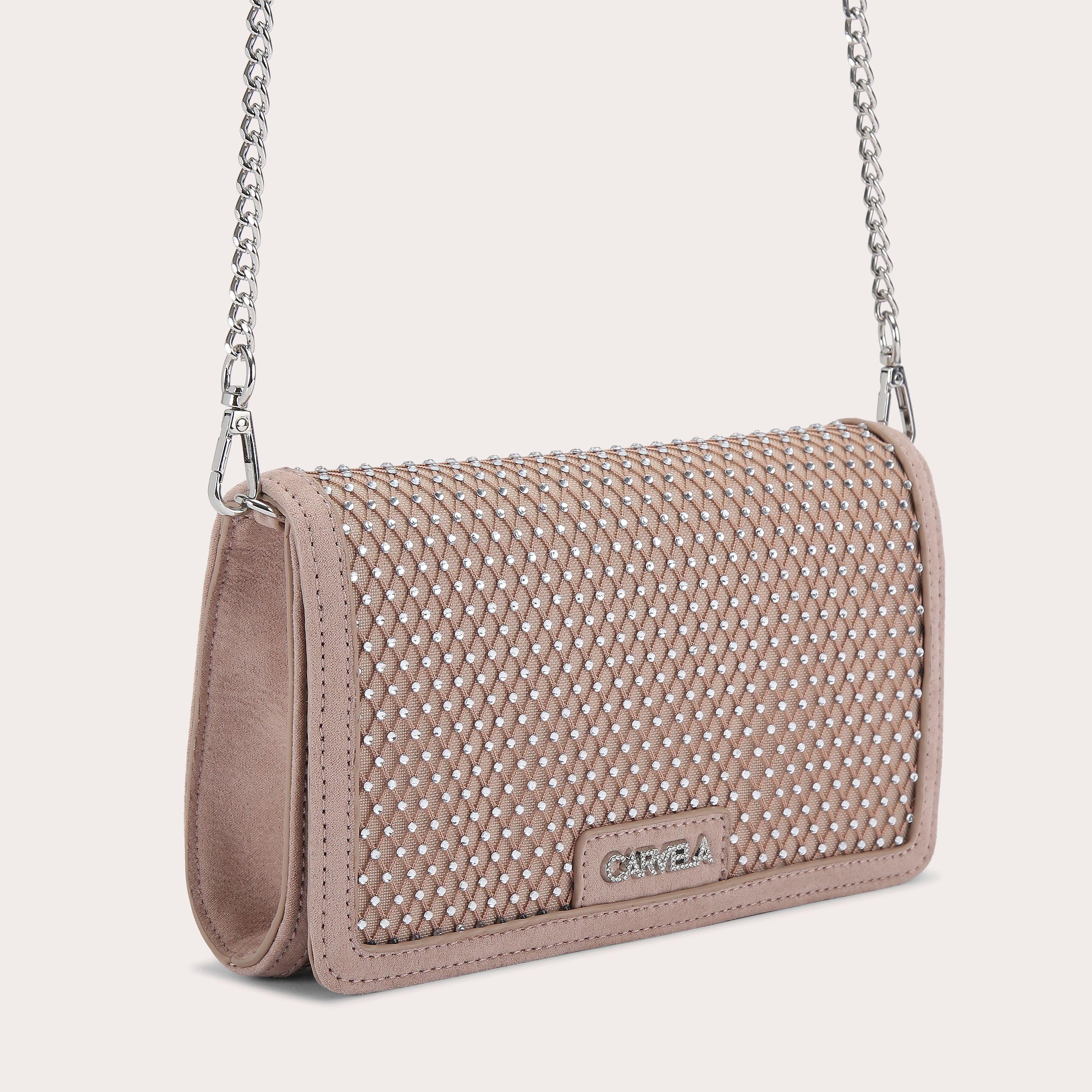 HOTSOX XBODY Pink Fishnet Cross Body Bag by CARVELA