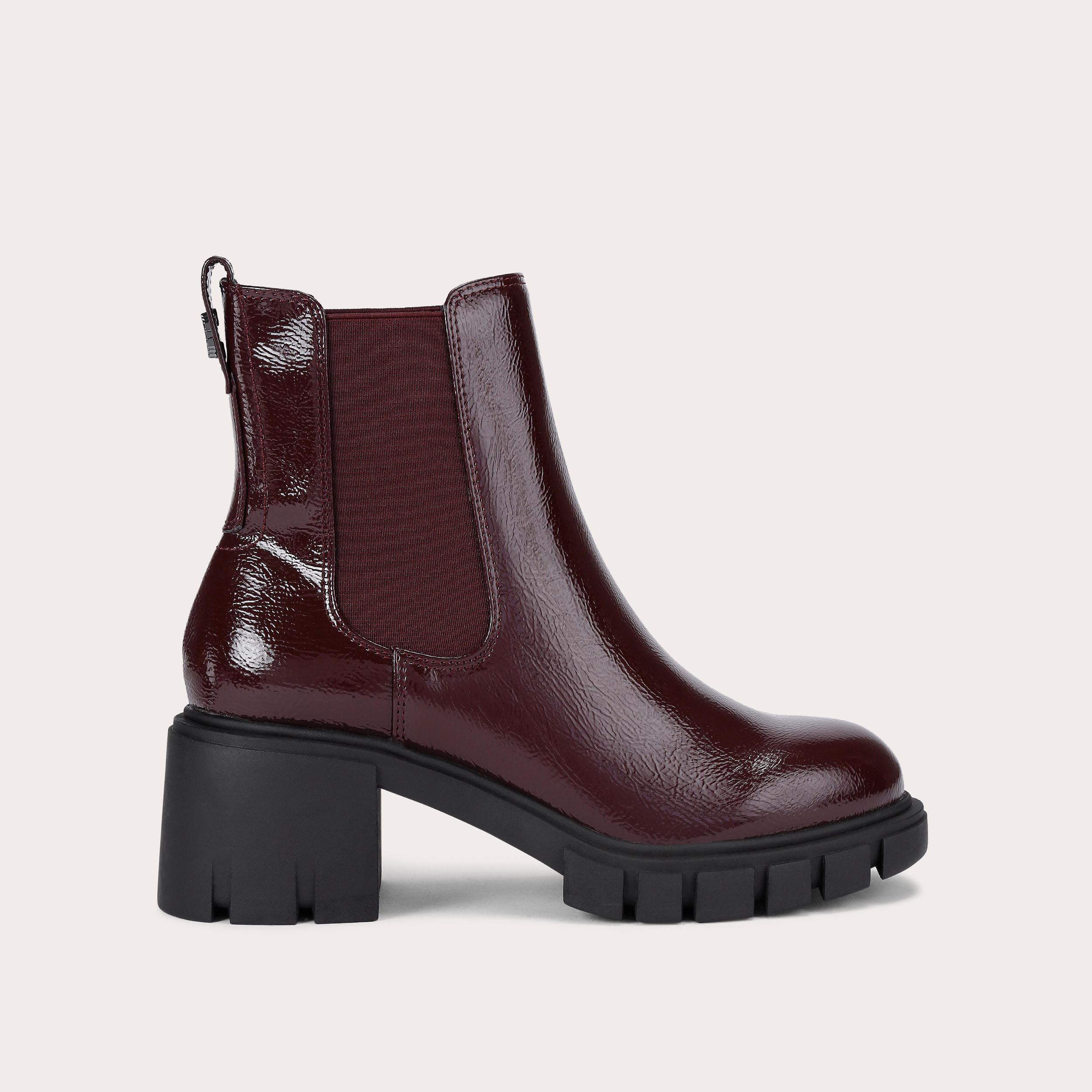 IGNITE CHELSEA Red Patent Boot by CARVELA