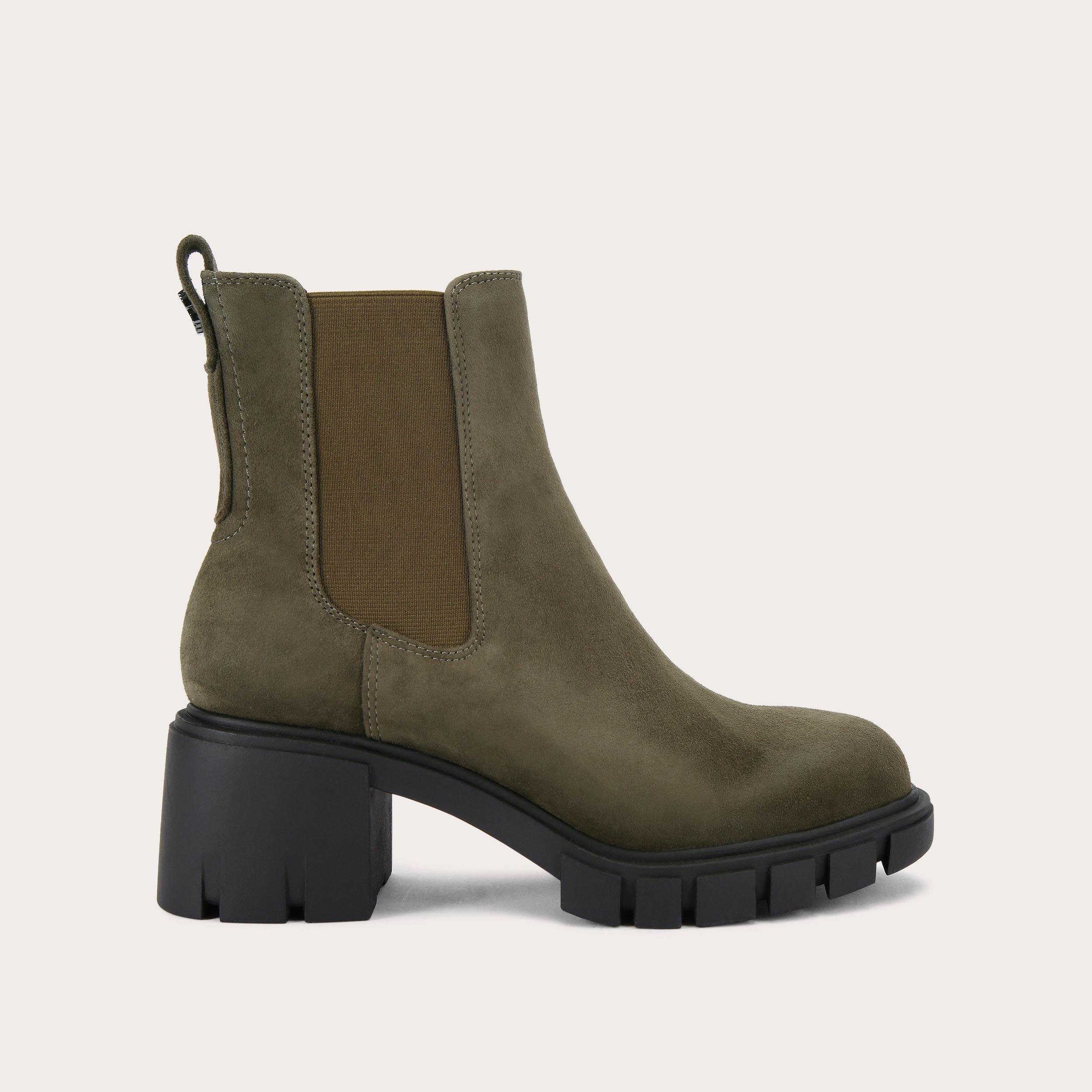 IGNITE CHELSEA Khaki Suede Boot by CARVELA