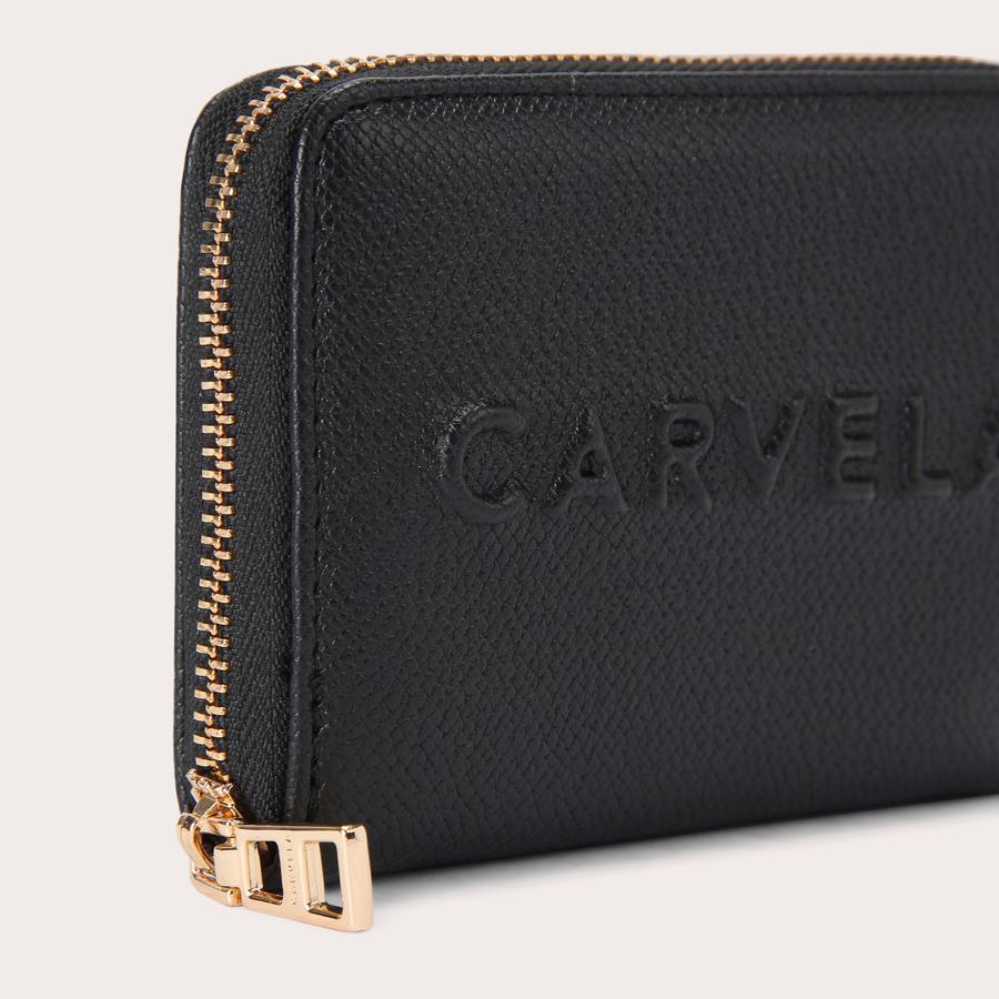 レザー風【Carvela】Carvela フレーム ブラック ミニ財布 FRAME MINI PURSE - CARVELA HANDBAGS