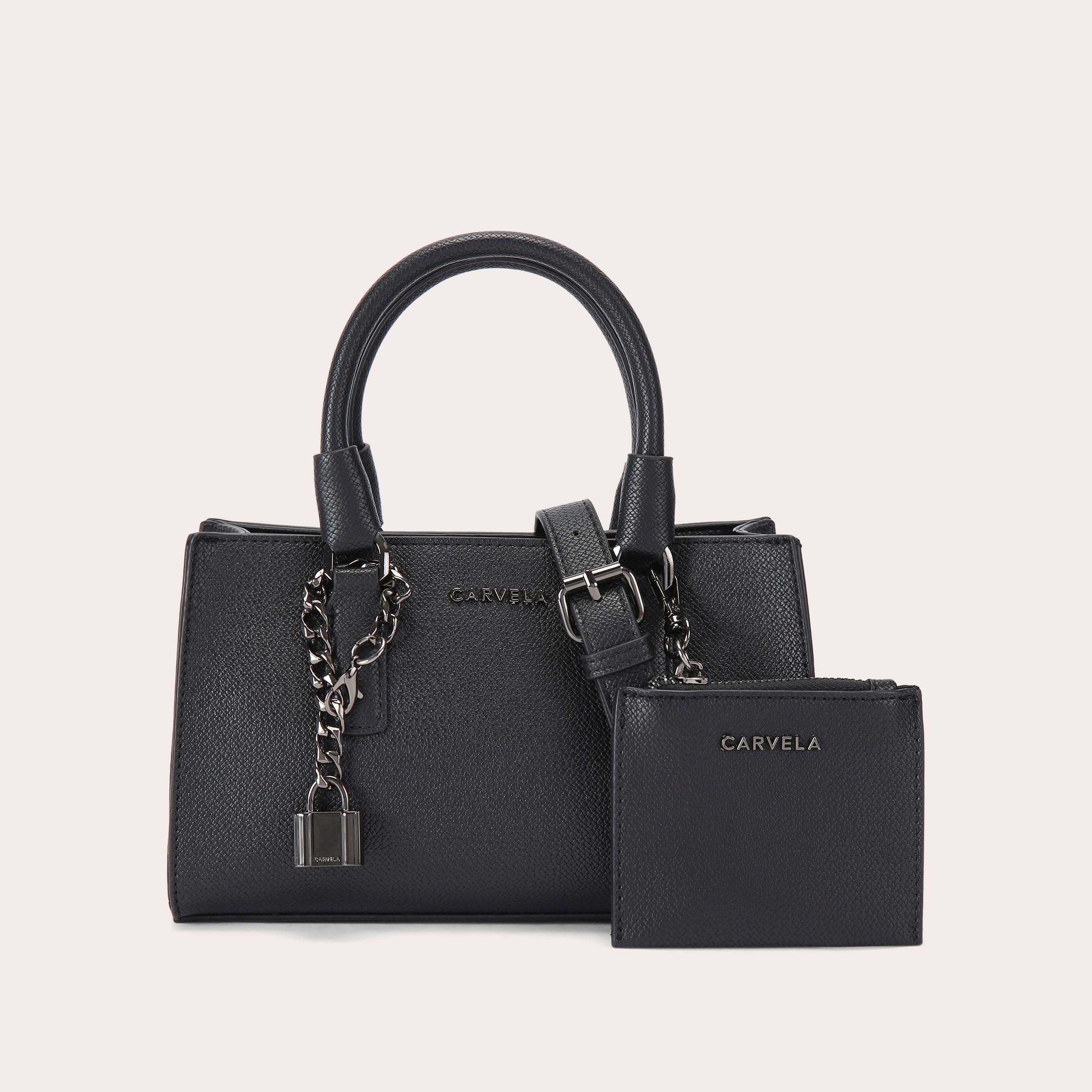 carvela LATTE EAST-WEST Black Tote Bag by CARVELA