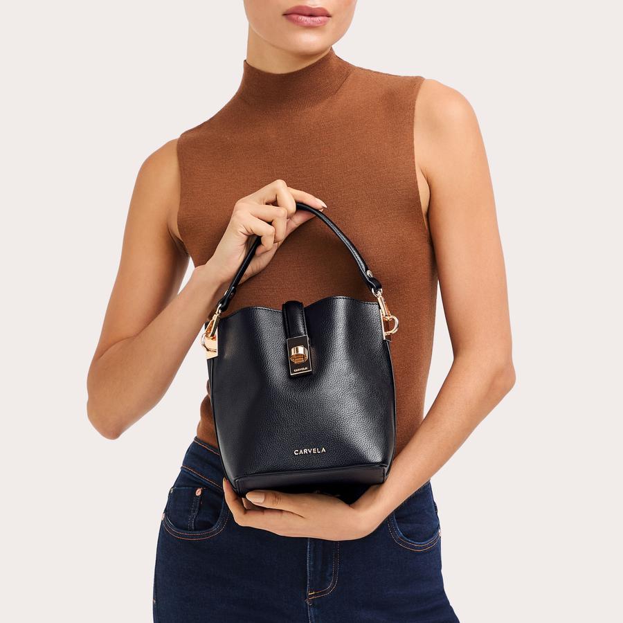 BILLIE CROSSBODY Black Cross Body Bag by CARVELA