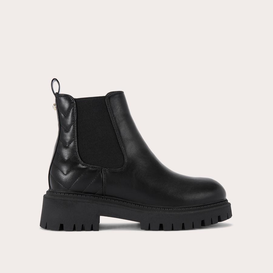 Carvela leather flat chelsea boots online