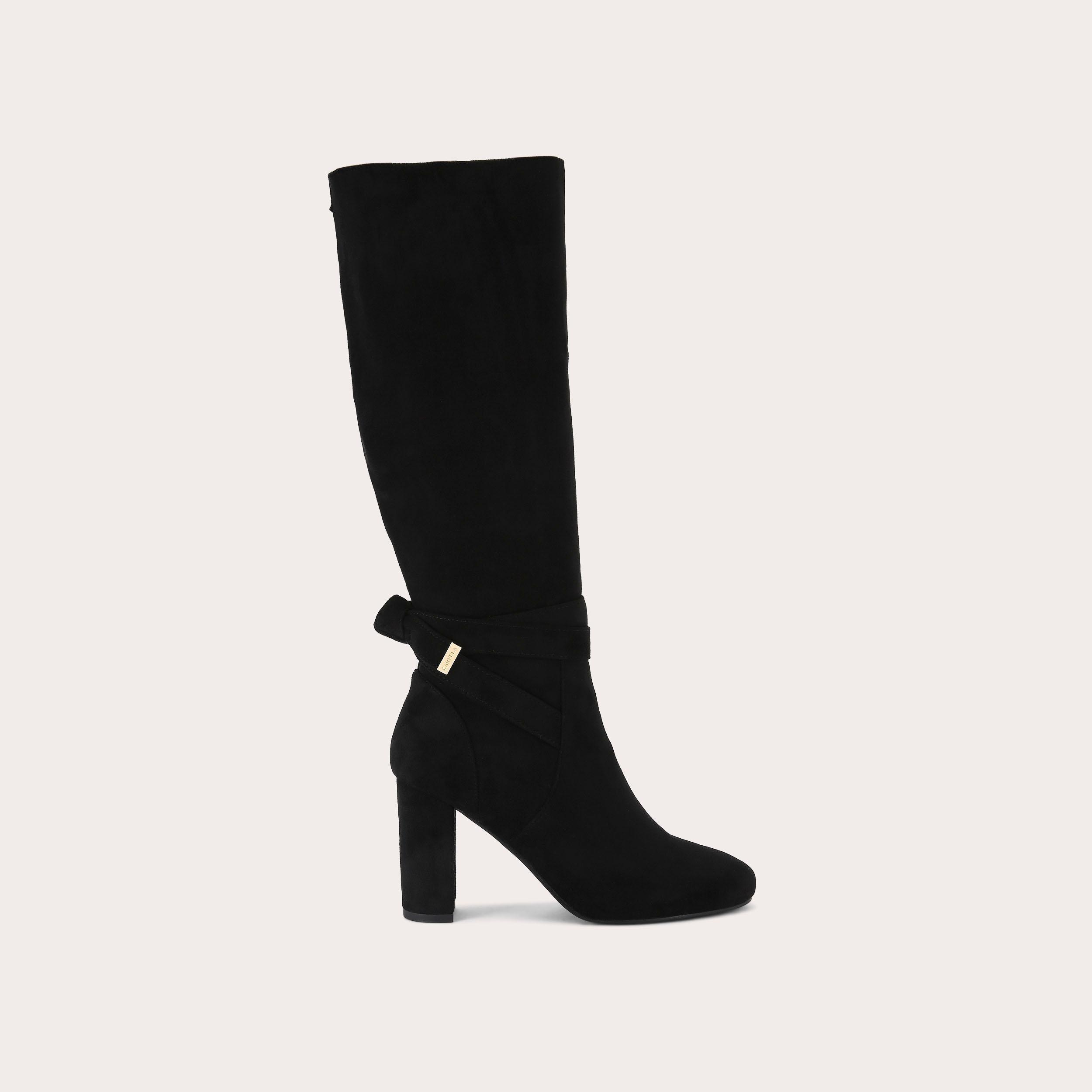 Carvela wasp knee high boots black outlet