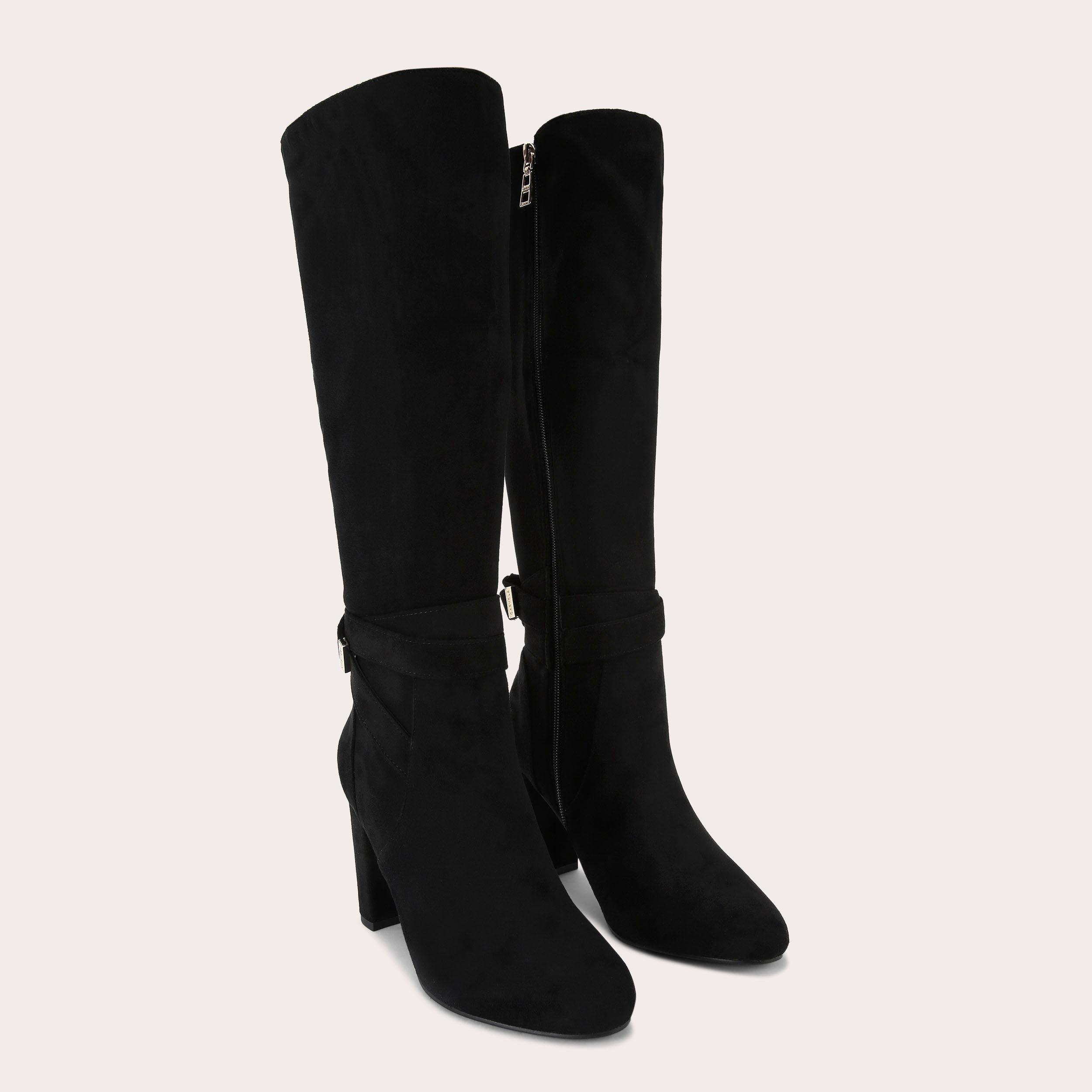 Carvela wasp knee high boots black sales