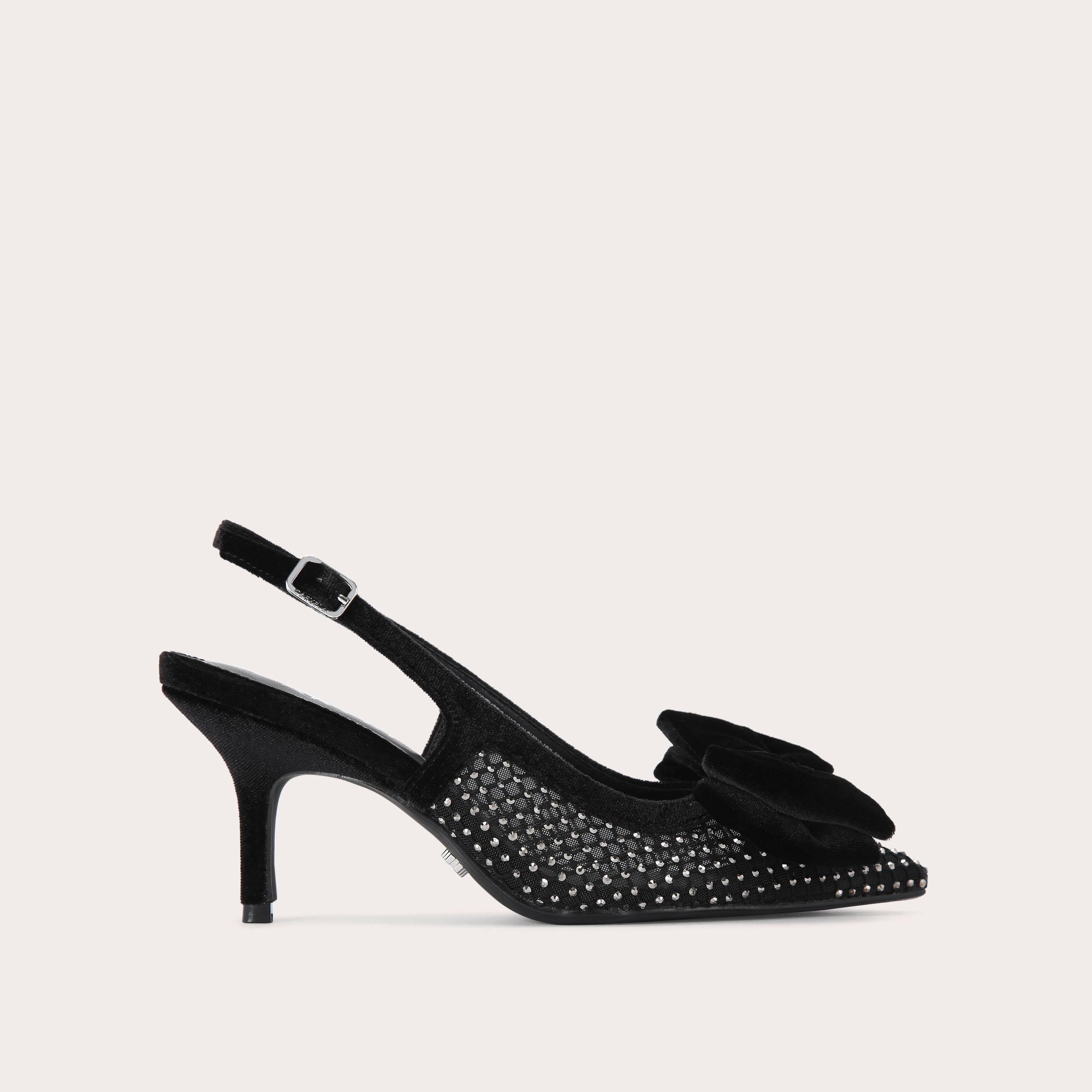 Lavish Jewel Bow Heel