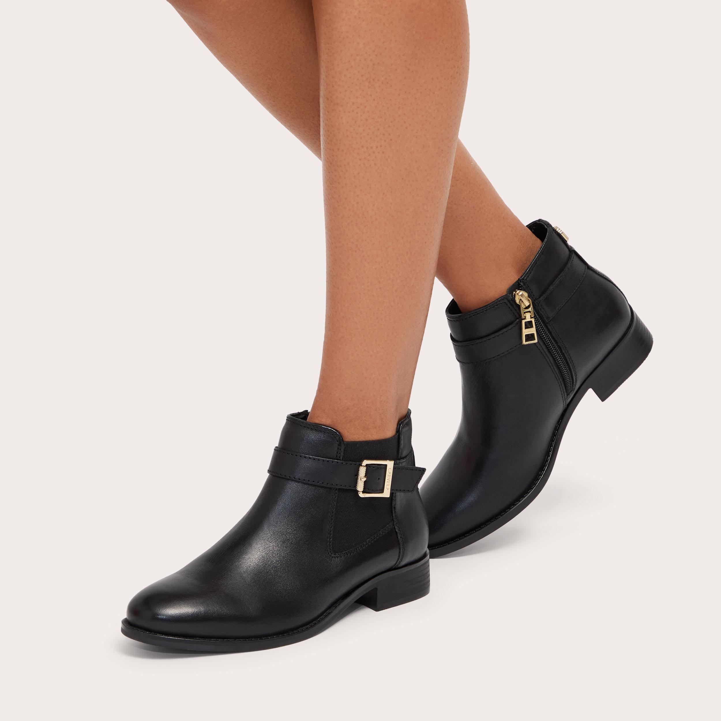 Raven Low Ankle Black Sneakers