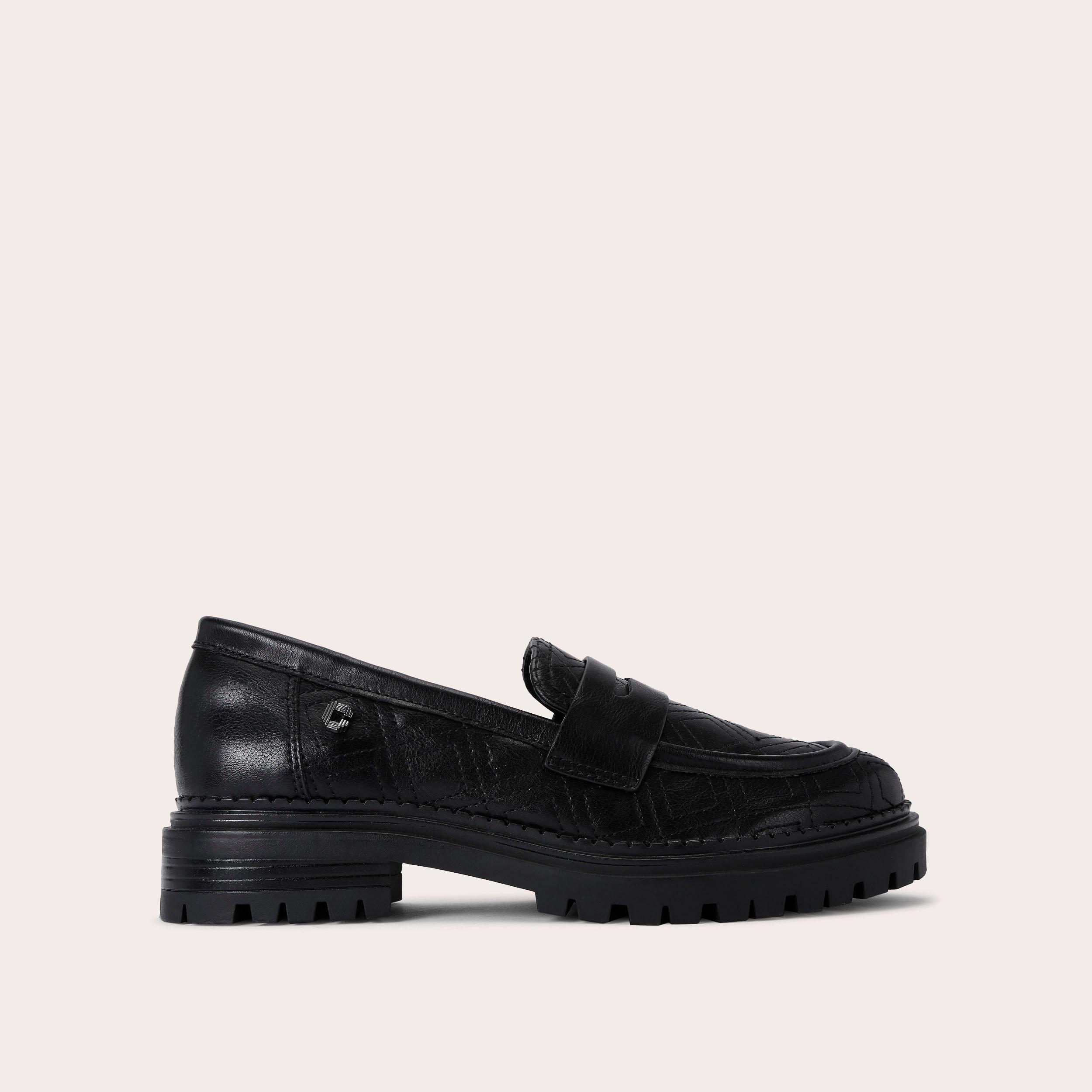 Carvela black loafers online