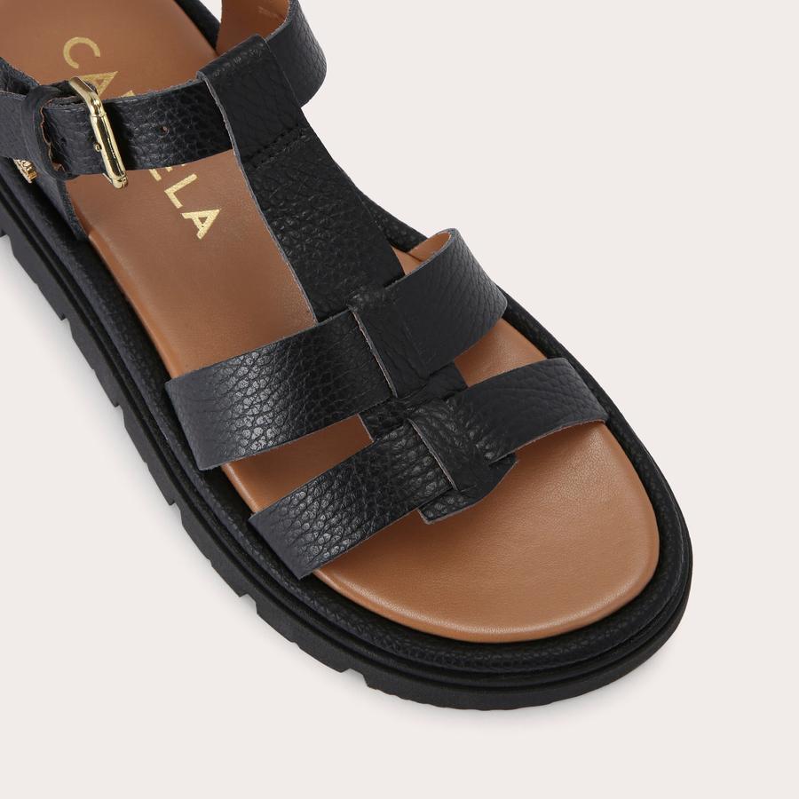 Carvela black sandals on sale