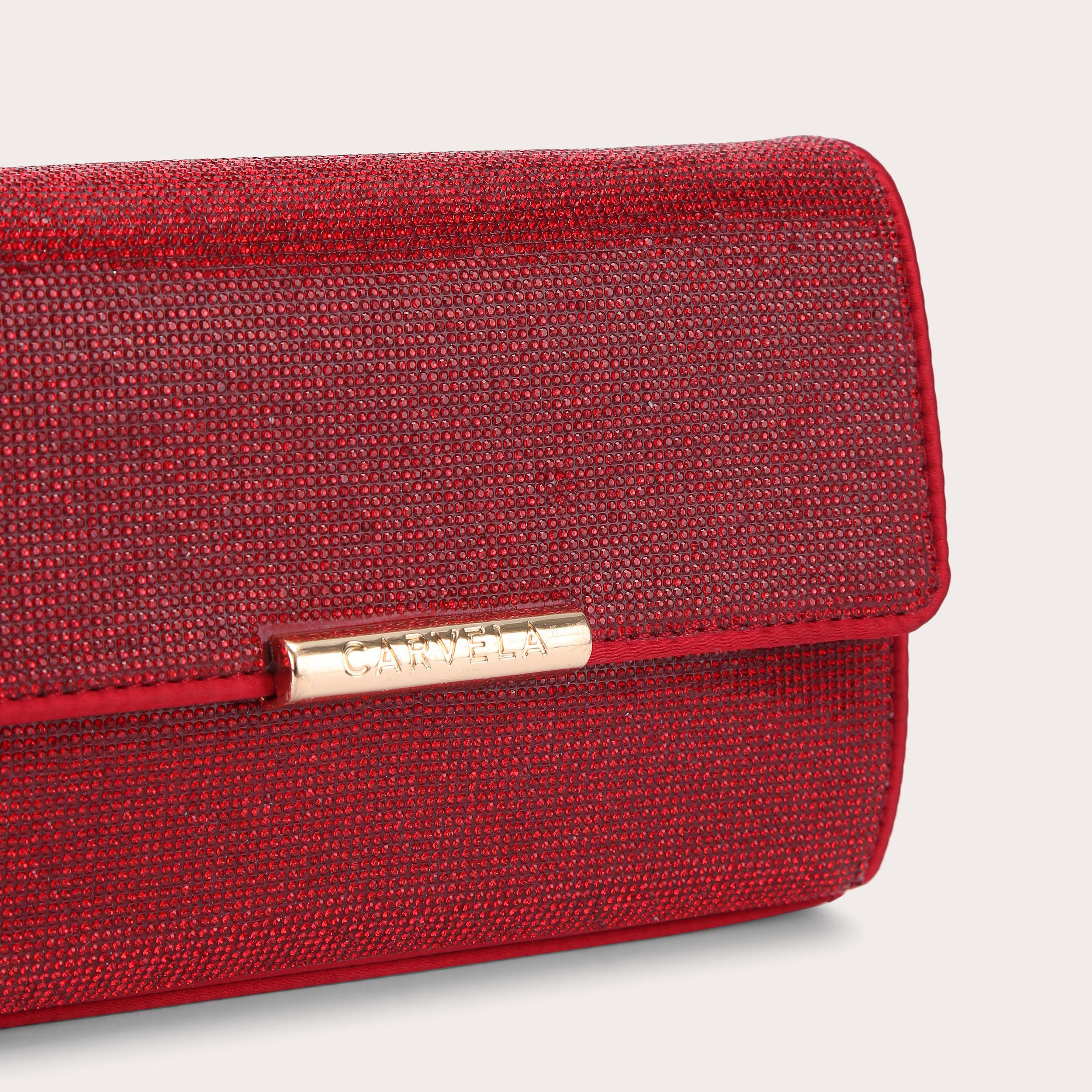 Red small clutch bag store