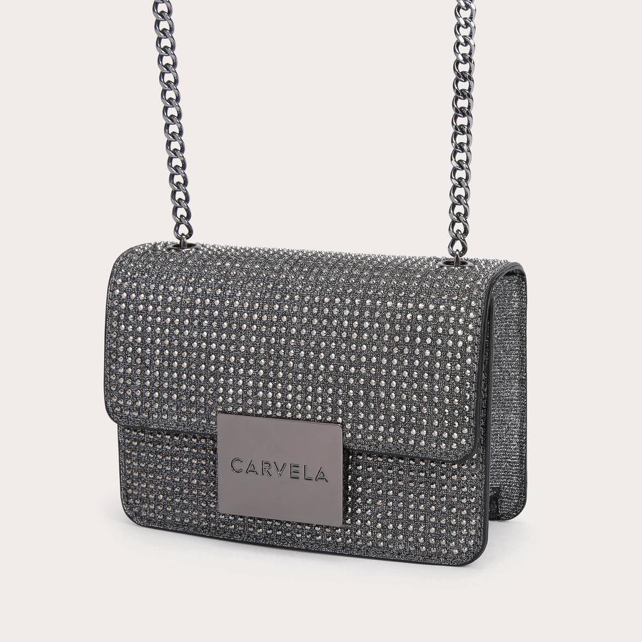 Gold Chain Shoulder Bag Cross Body Carvela Quilted Chain Bag Bags