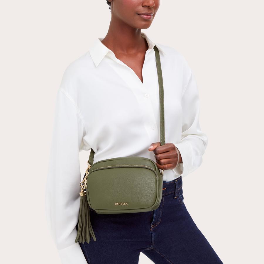 Carvela khaki bag hotsell