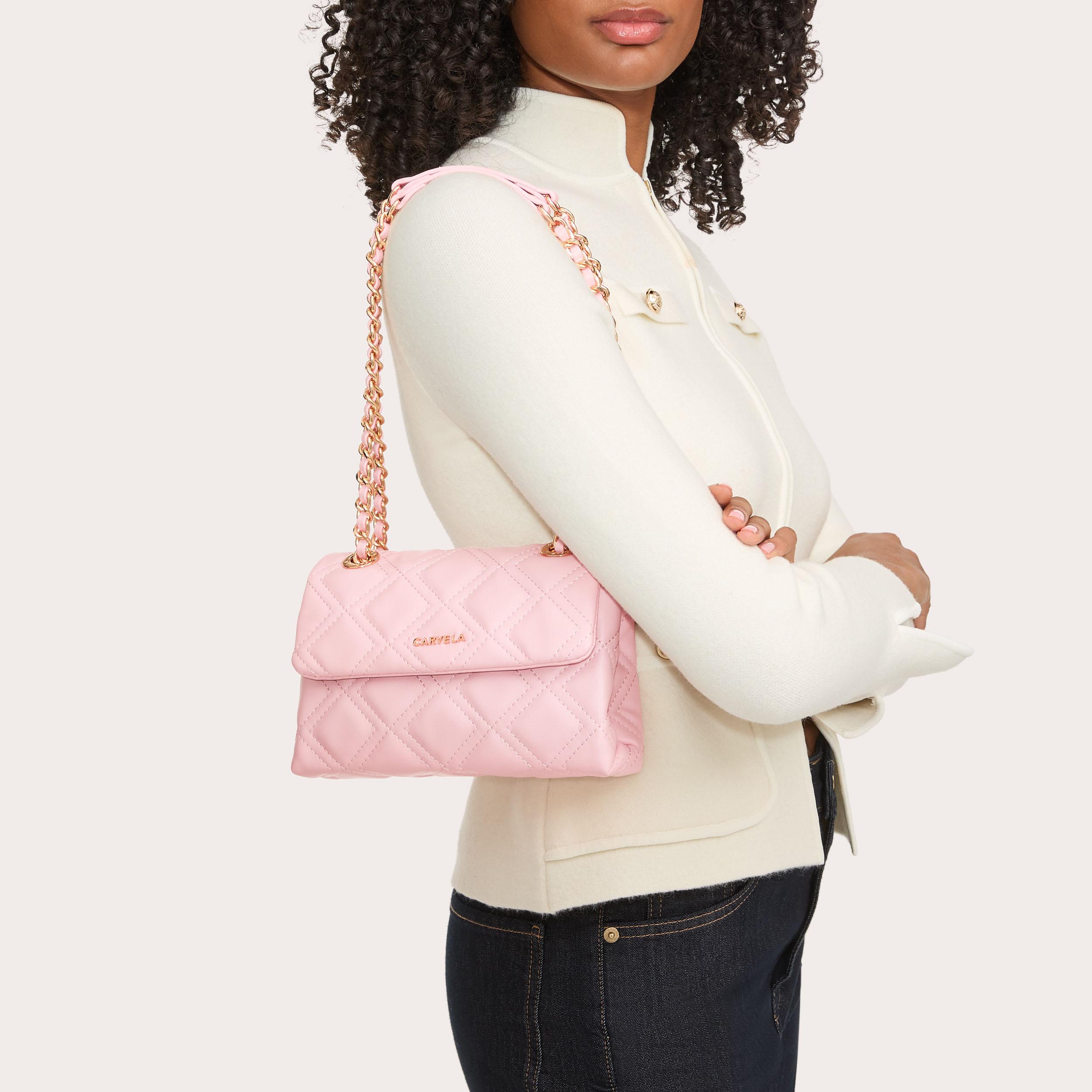 ROSA CHAIN SHOULDER Pale Pink Cross Body Shoulder by CARVELA
